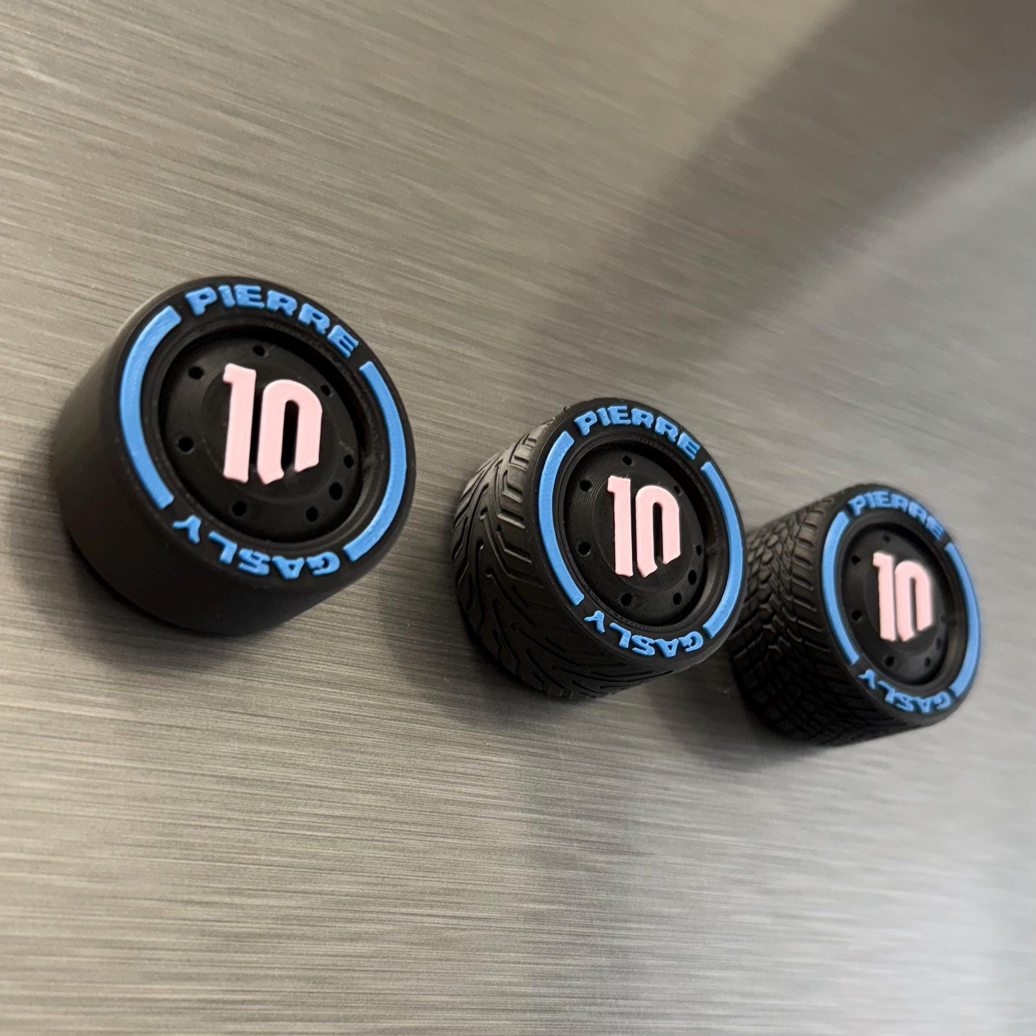 French F1 Team driver magnets