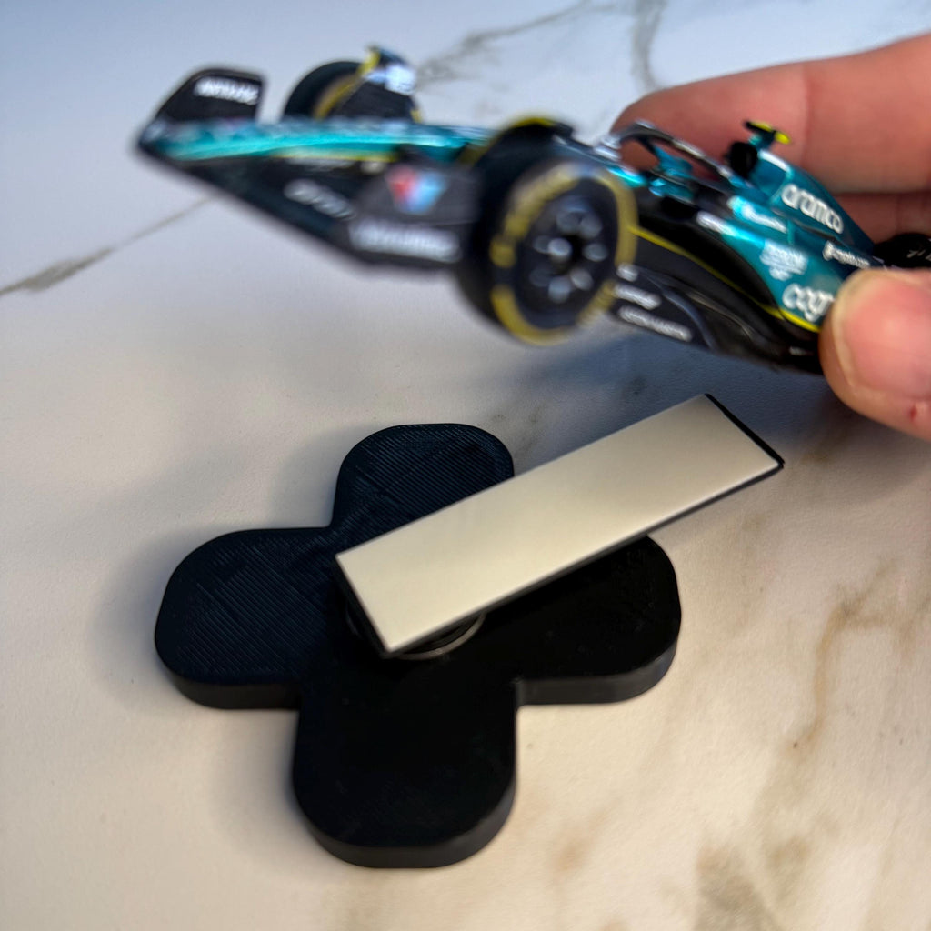 Drift Effect Car Display Base for Dashboard – Moving Toy Car Stand for Realistic Drifting Motion, Heat & UV Resistant. Double-Sided Tape