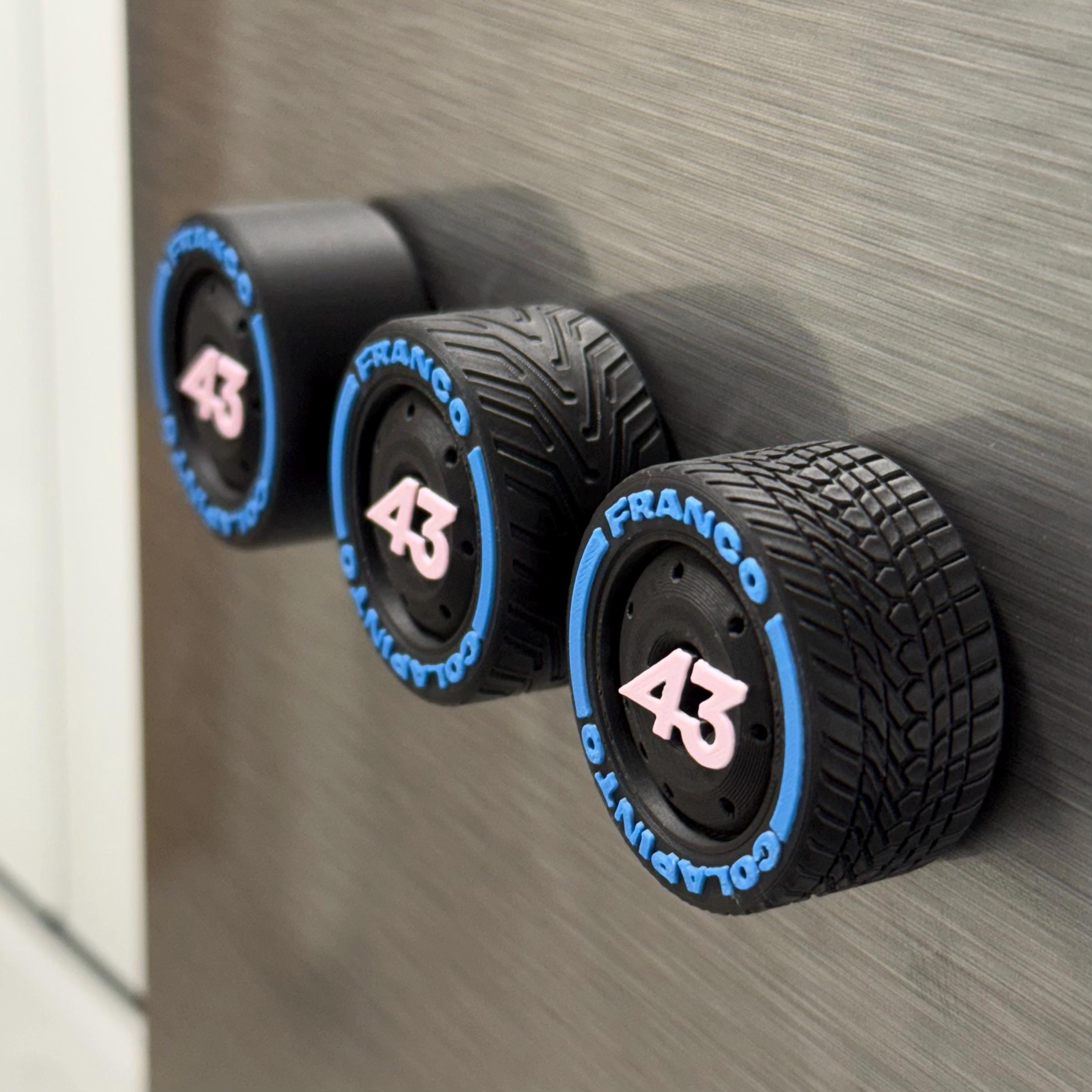 French F1 Team driver magnets