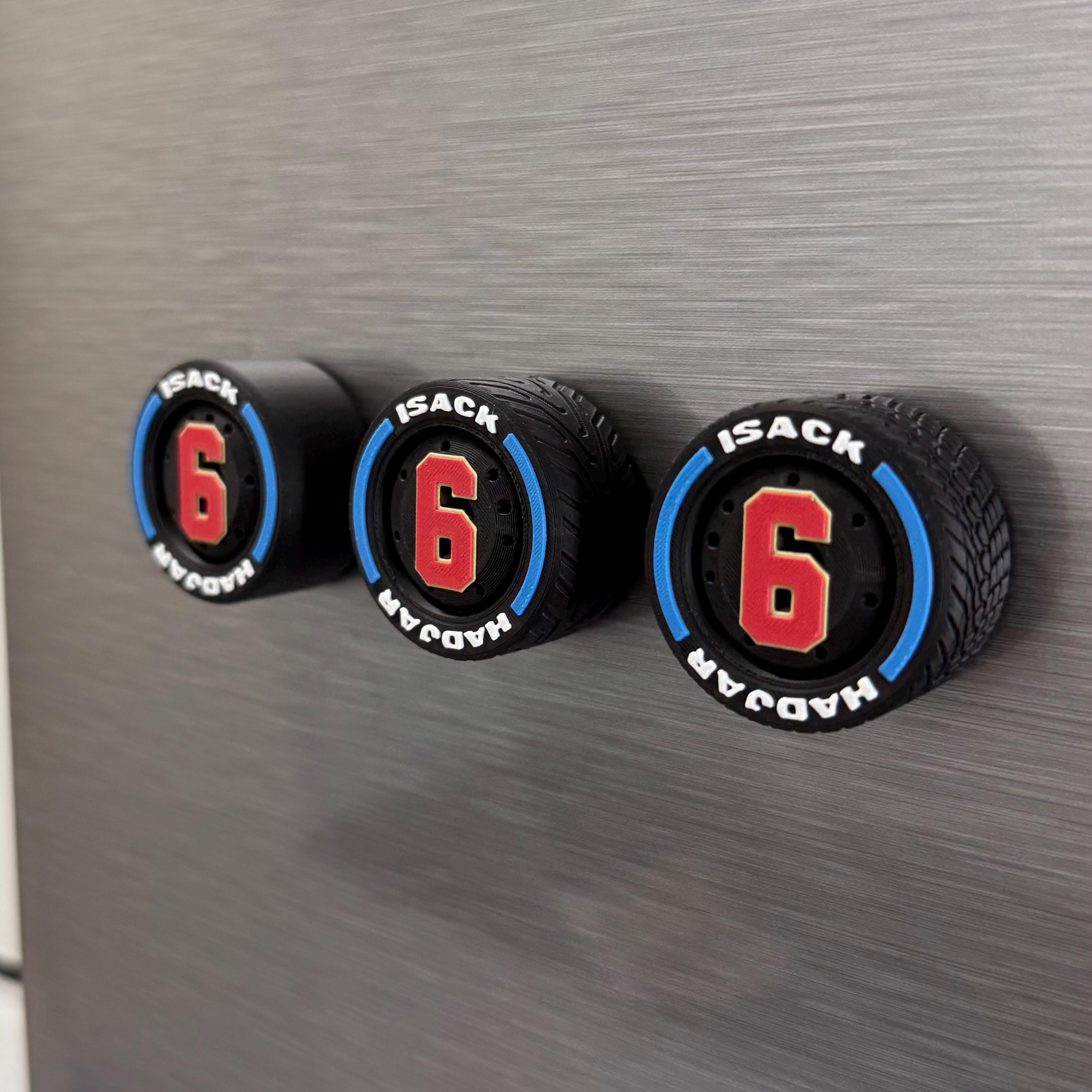 Racing Bulls F1 Team Tire Magnets