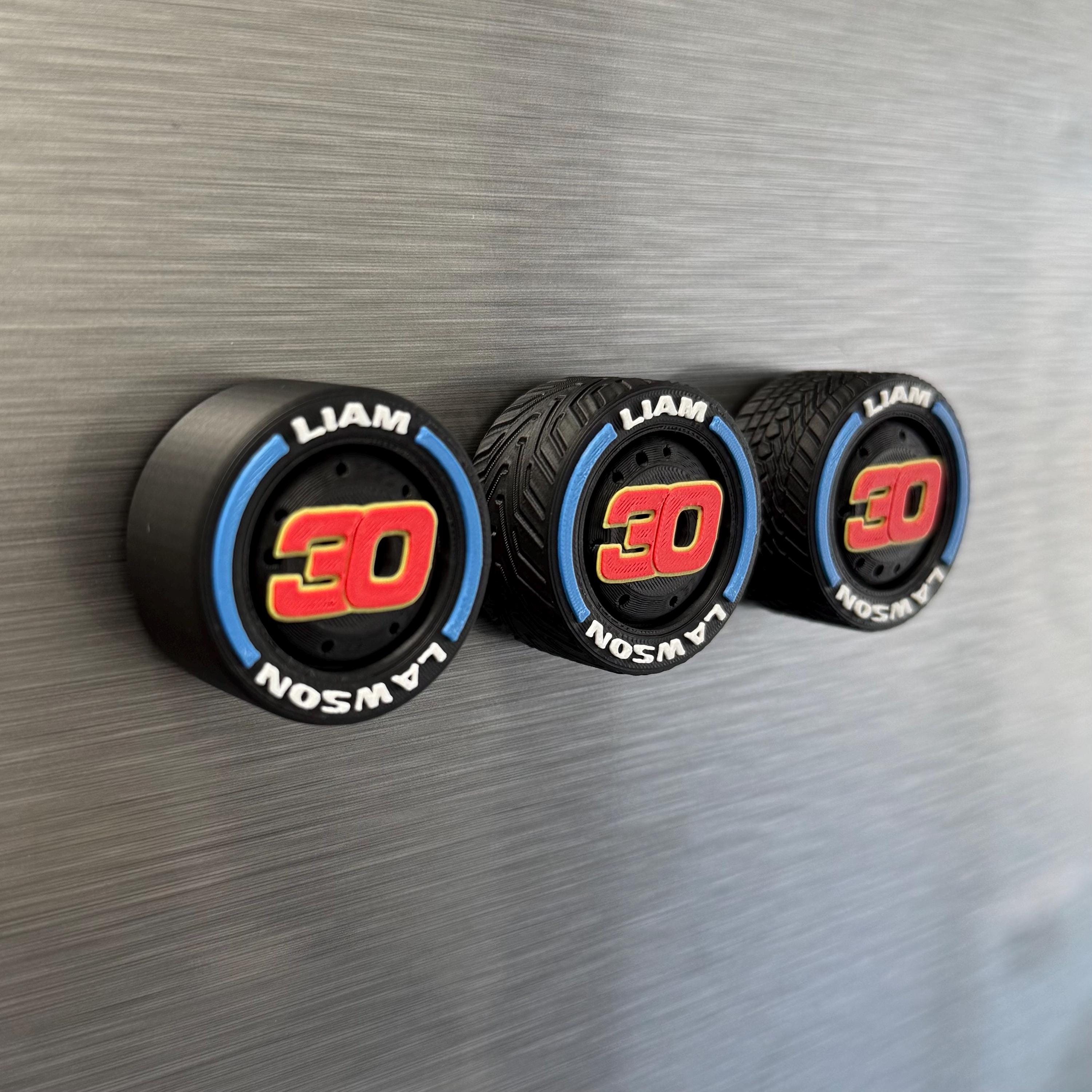 Racing Bulls F1 Team Tire Magnets