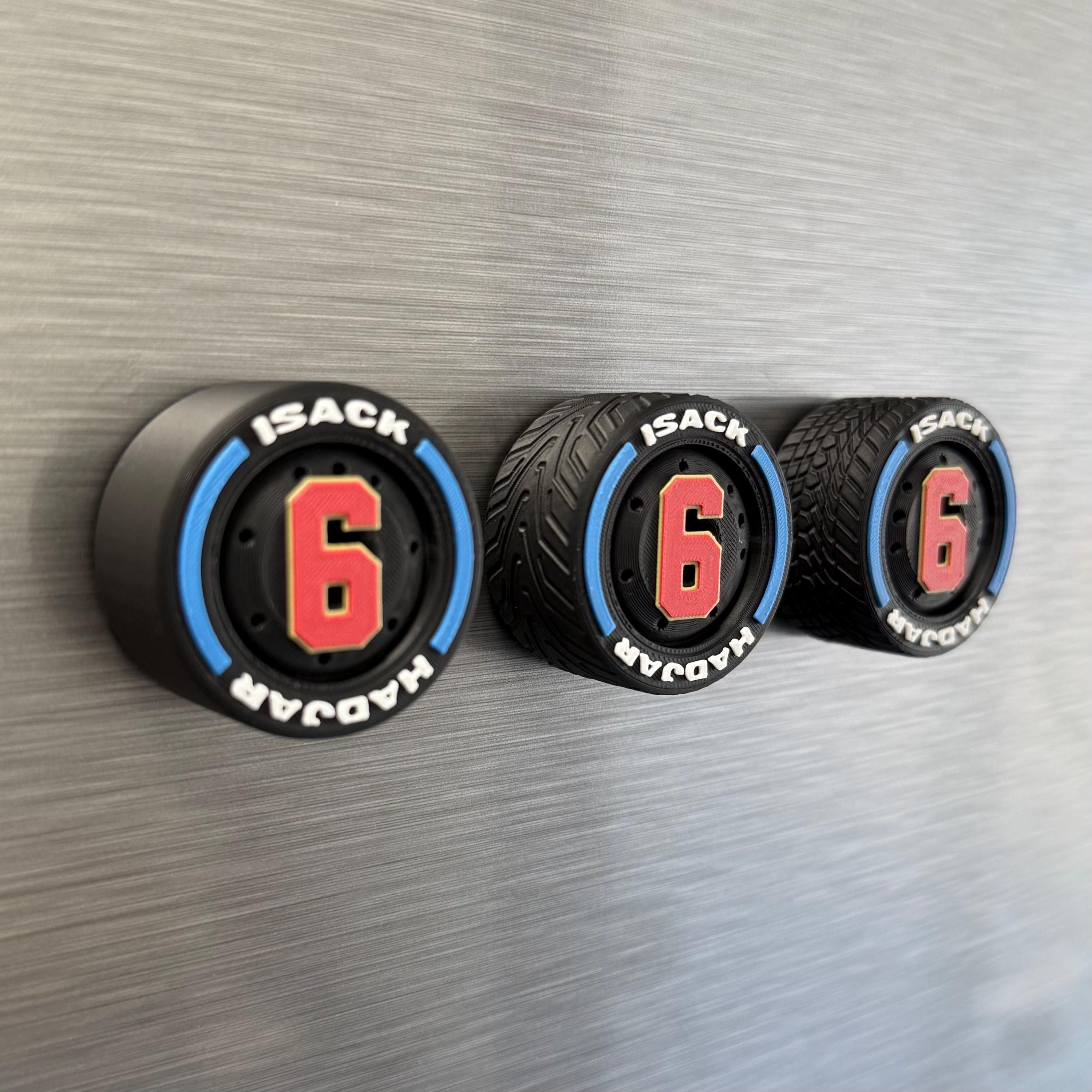 Racing Bulls F1 Team Tire Magnets