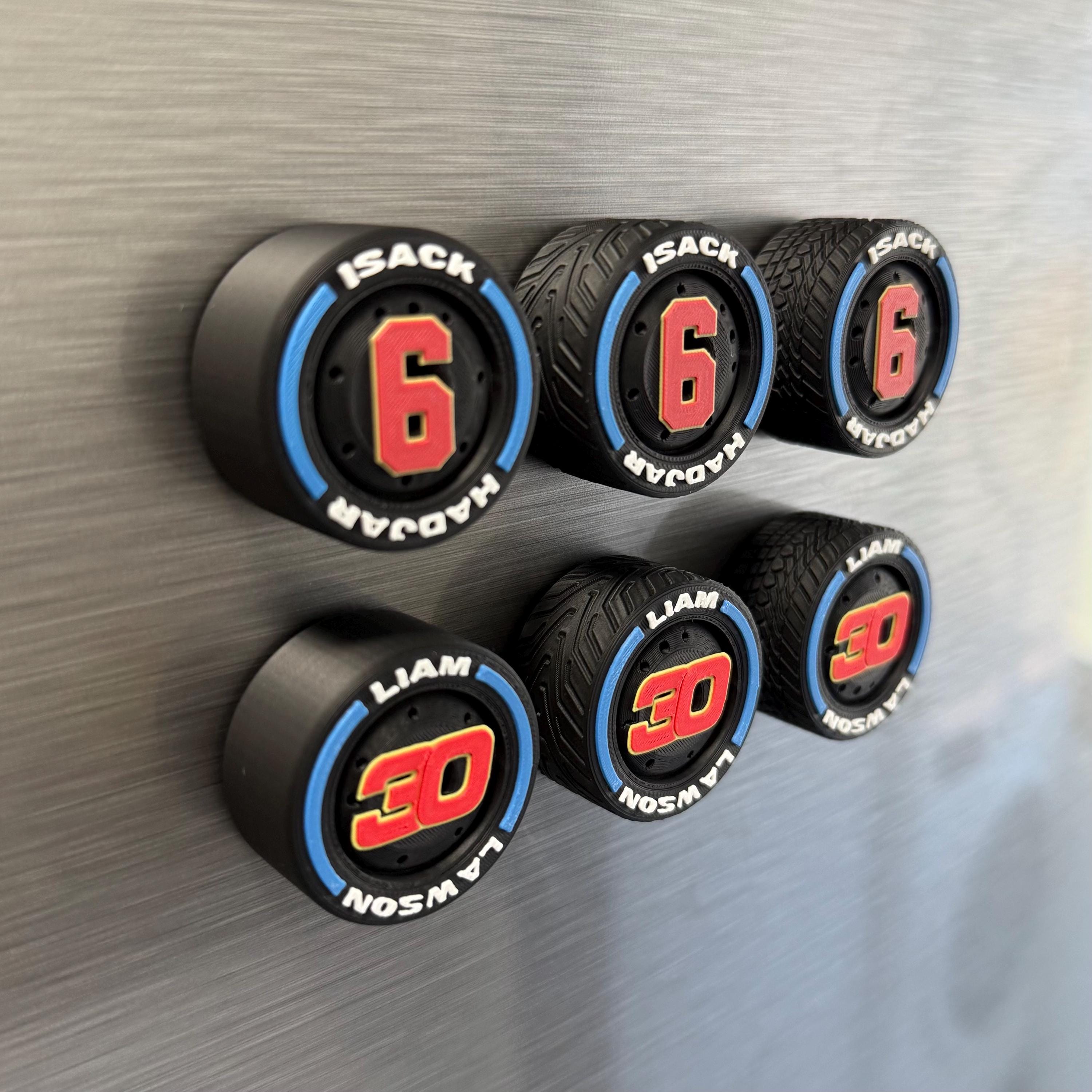 Racing Bulls F1 Team Tire Magnets