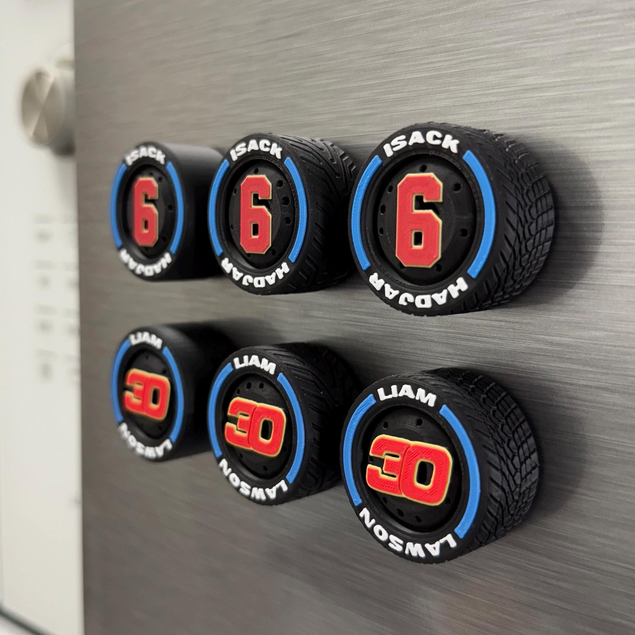 Racing Bulls F1 Team Tire Magnets