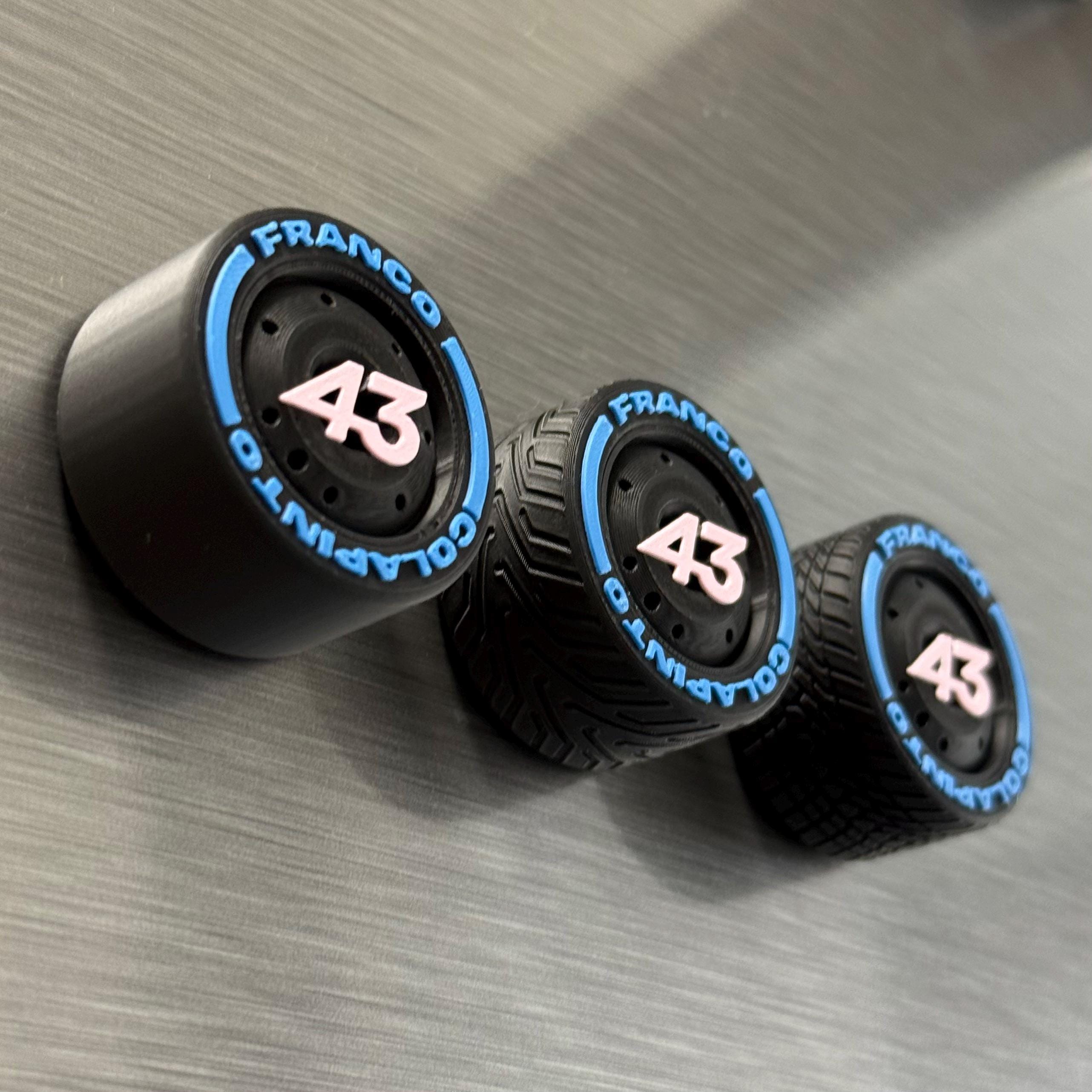 French F1 Team driver magnets