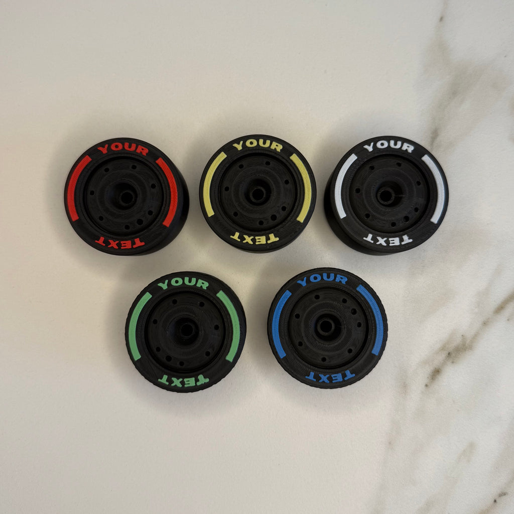 Custom F1 Tire Fridge Magnets