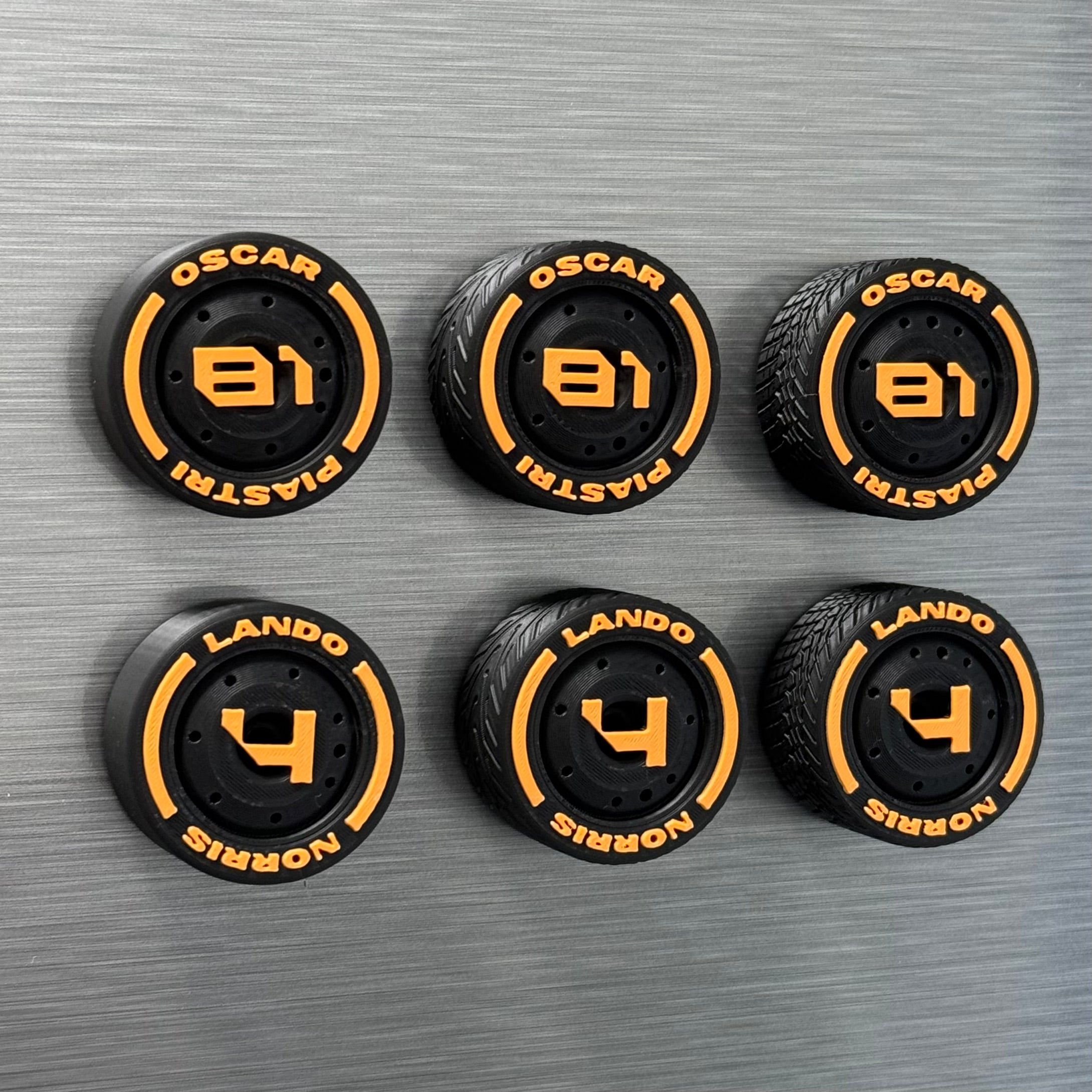 Papaya F1 drivers magnets