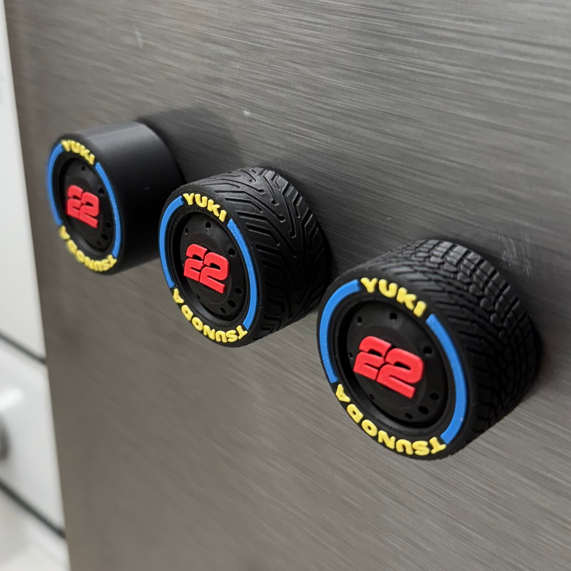 Energy F1 Team Tire Magnets