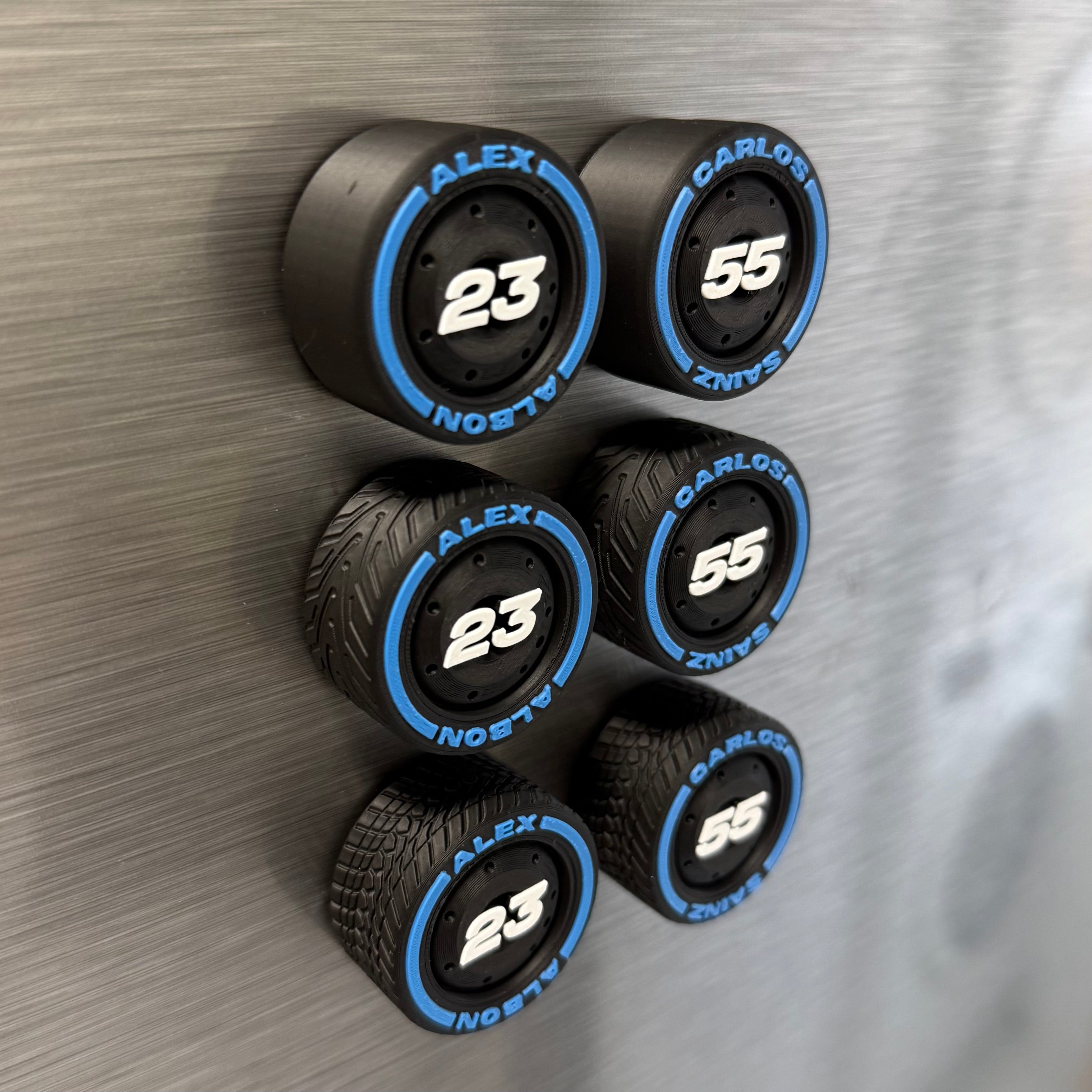 Williams F1 Drivers Magnets