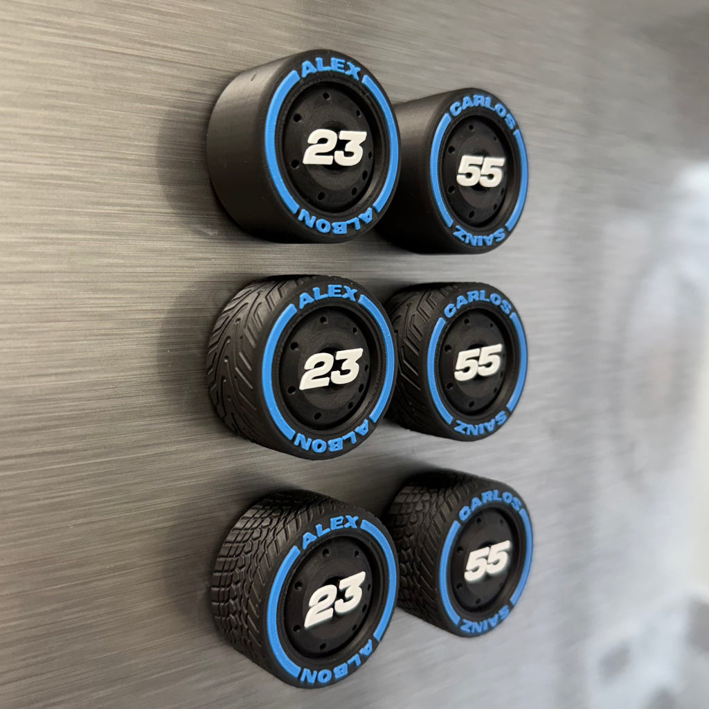 Williams F1 Drivers Magnets