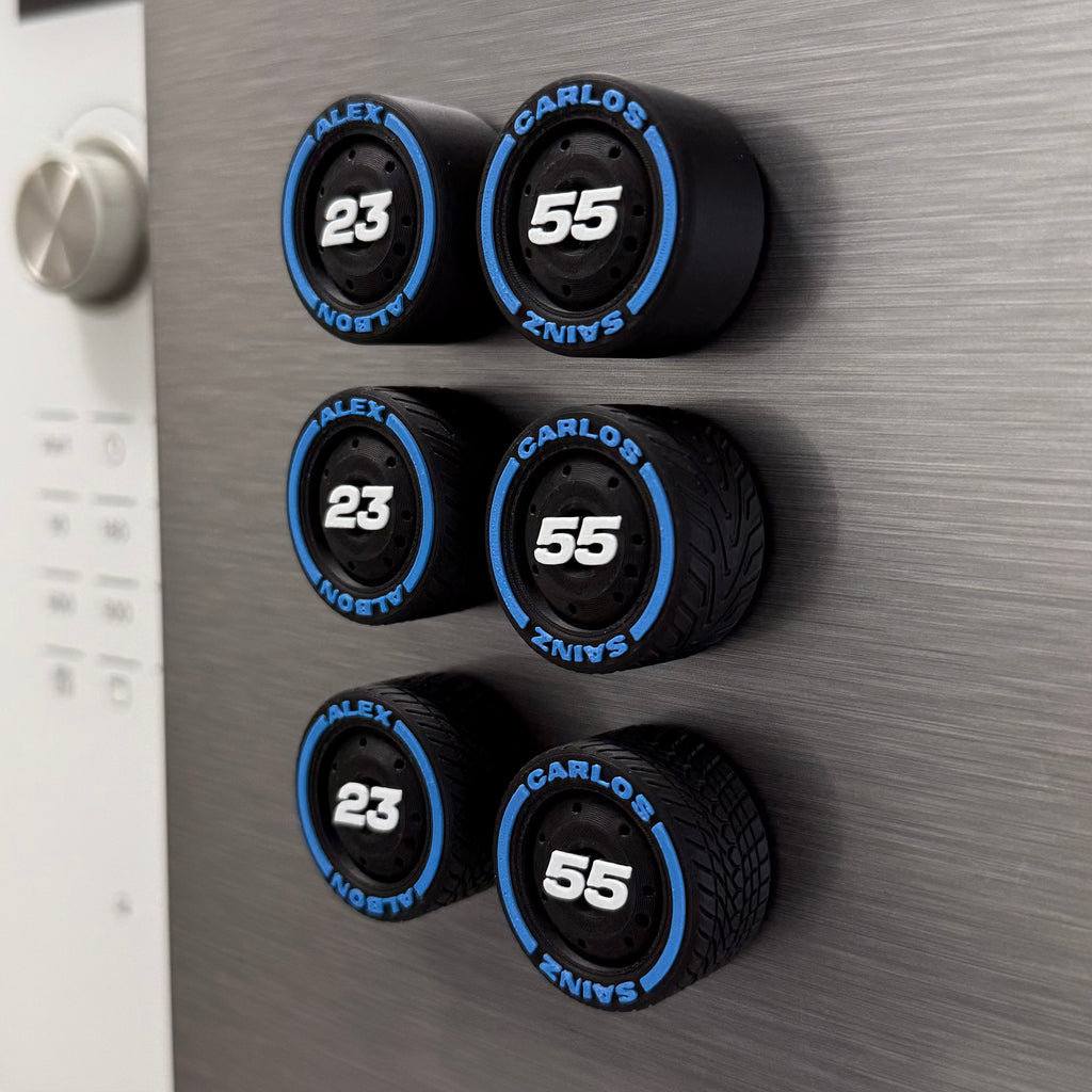 Williams F1 Drivers Magnets