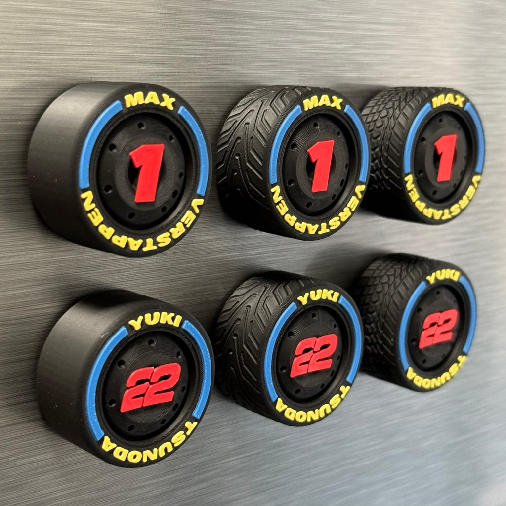 Energy F1 Team Tire Magnets