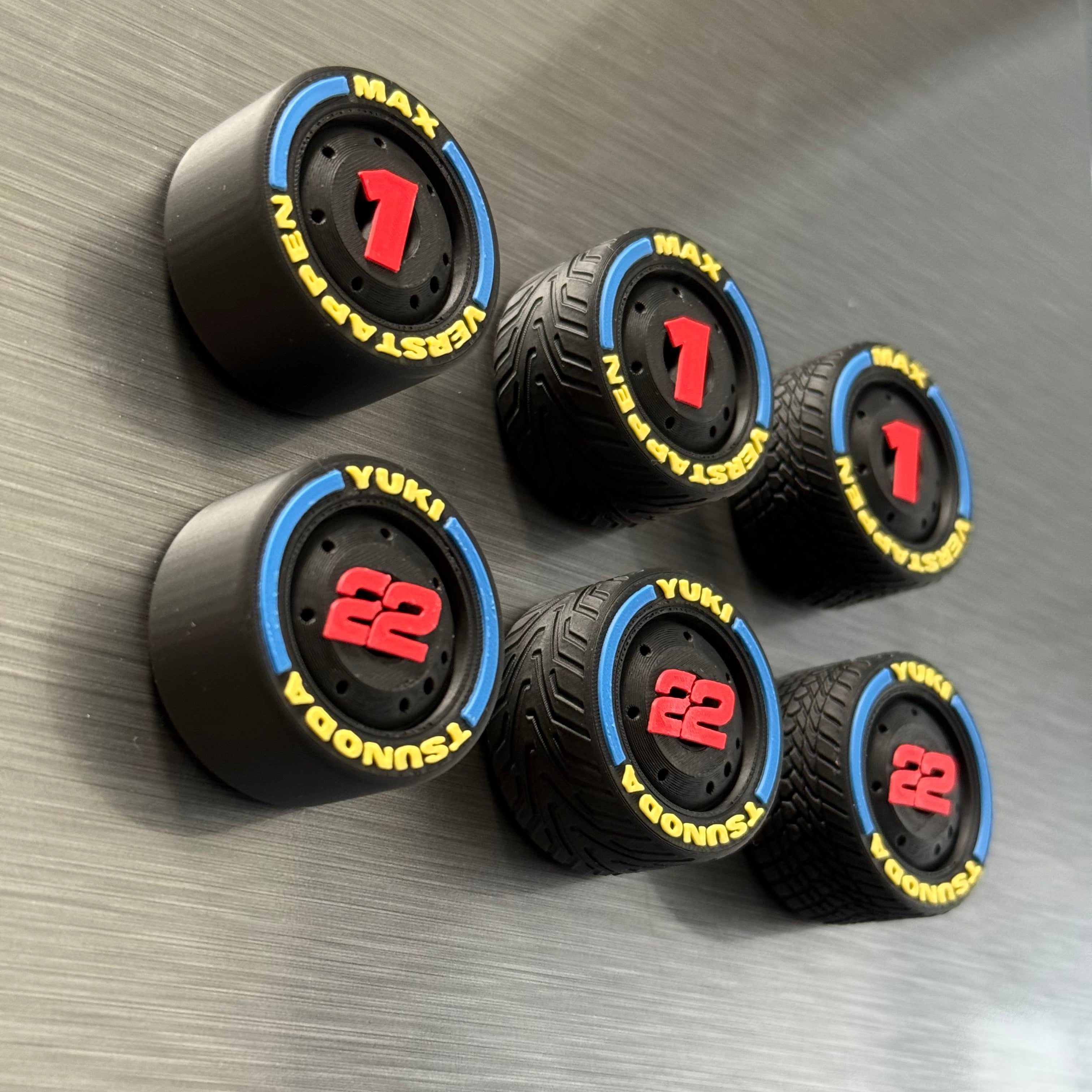 Energy F1 Team Tire Magnets