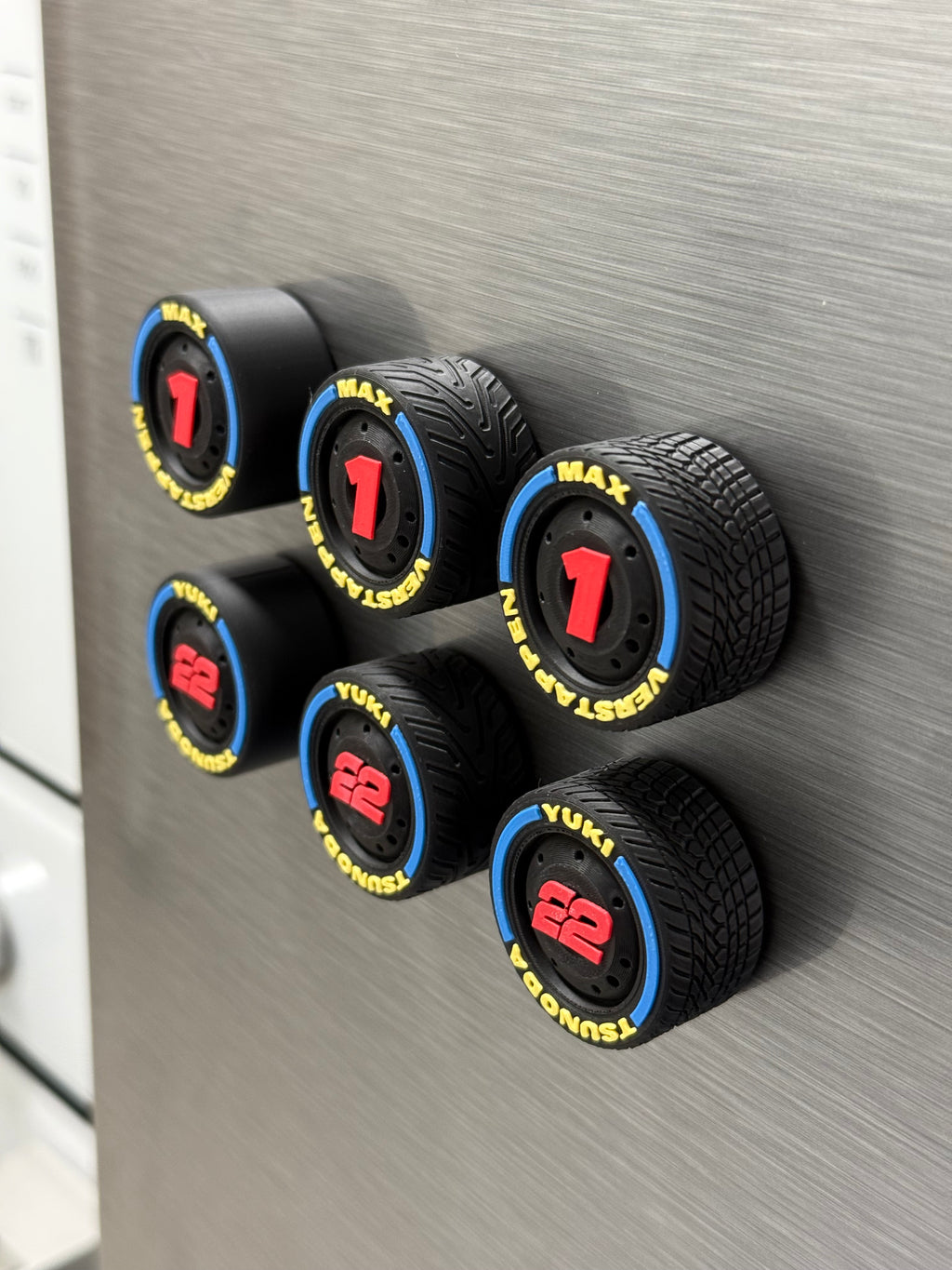 Energy F1 Team Tire Magnets