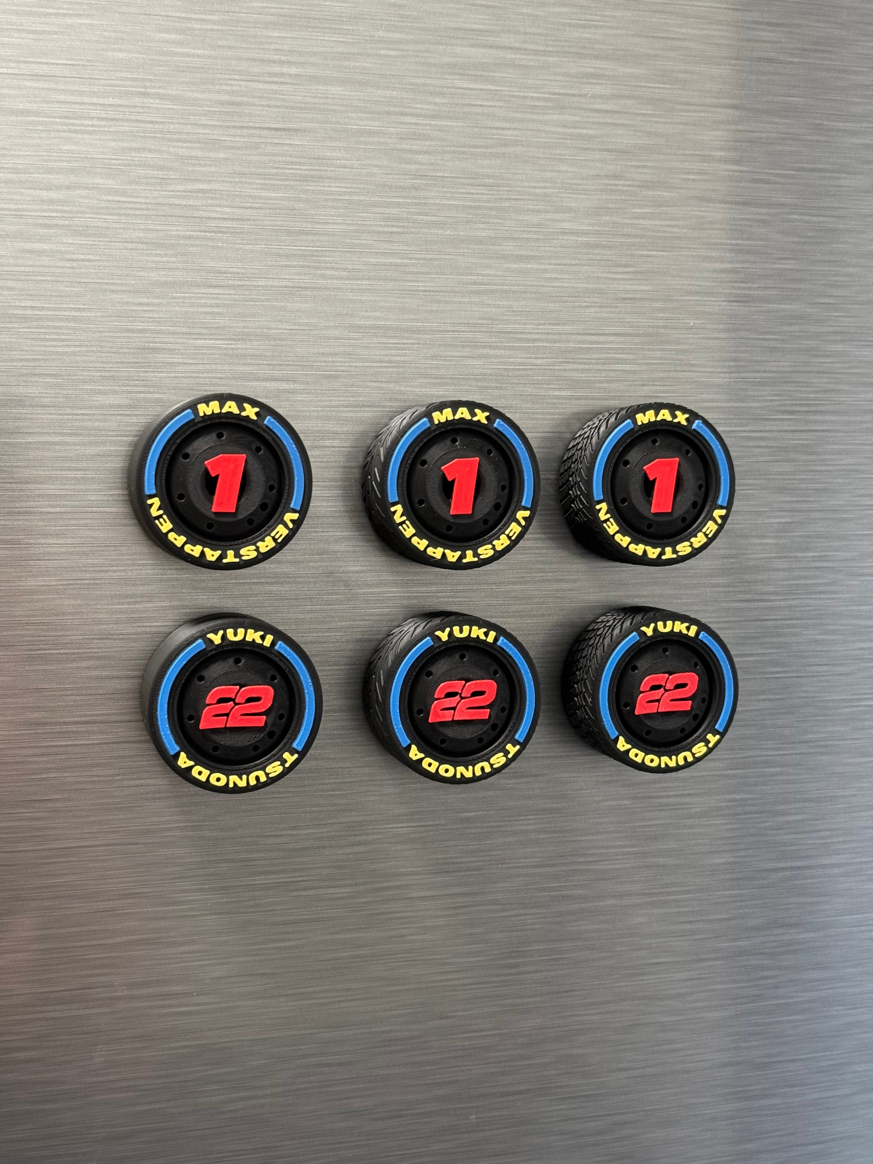 Energy F1 Team Tire Magnets