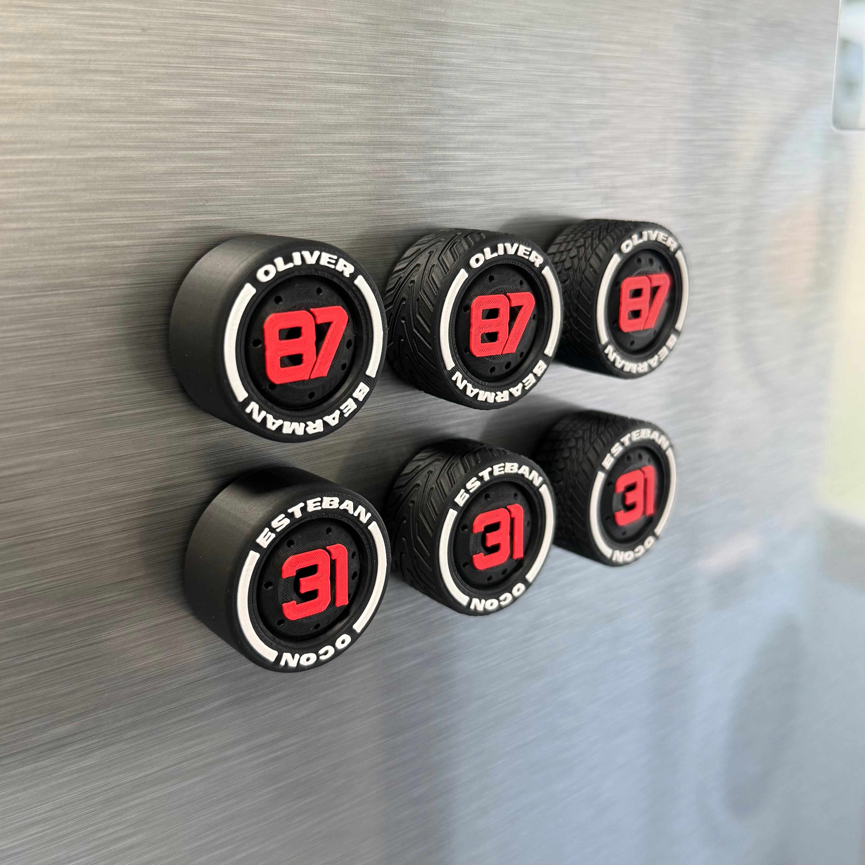 Haas F1 Drivers Magnets Formula 1
