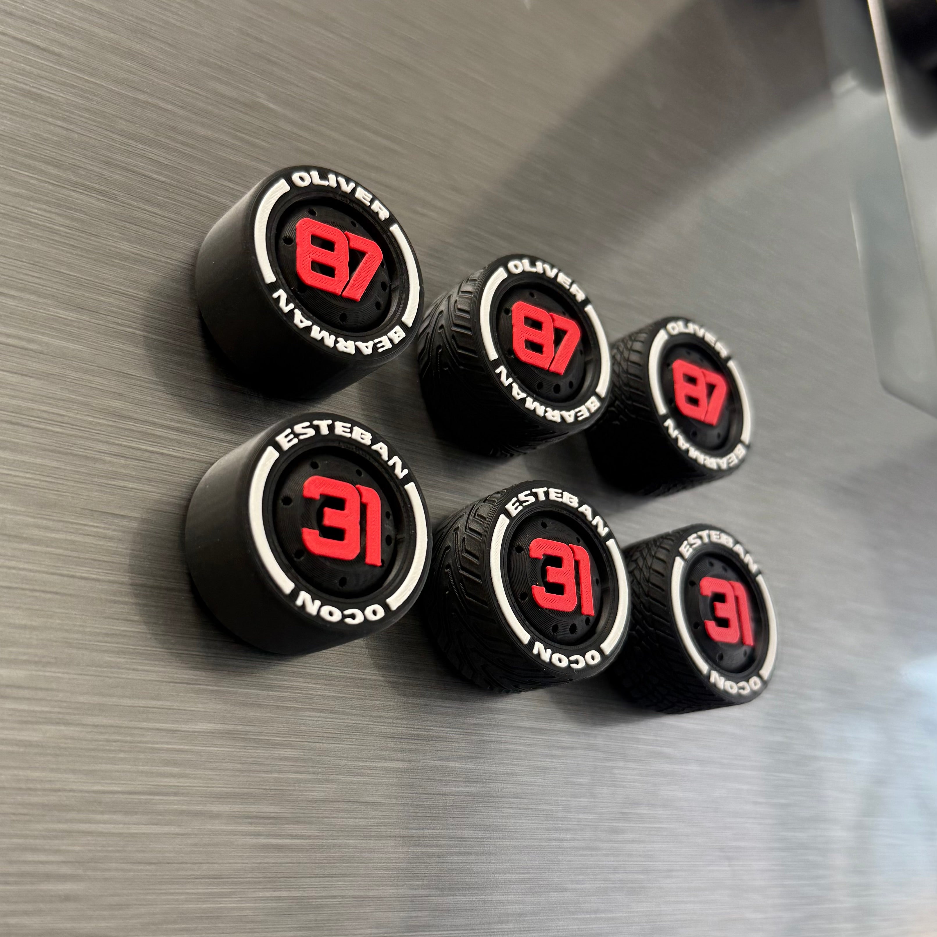 Haas F1 Drivers Magnets Formula 1