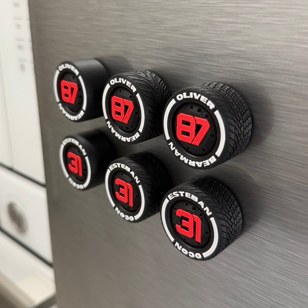 Haas F1 Drivers Magnets Formula 1