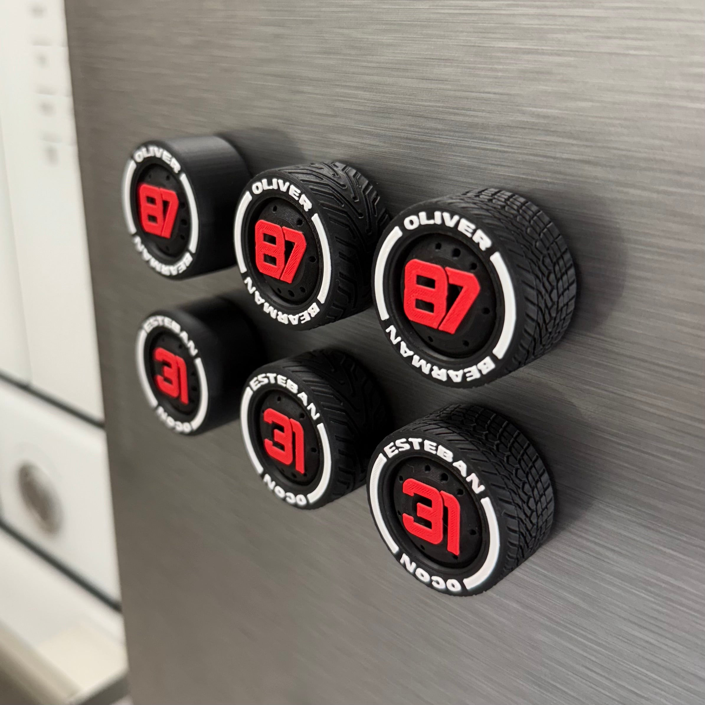 Haas F1 Drivers Magnets Formula 1