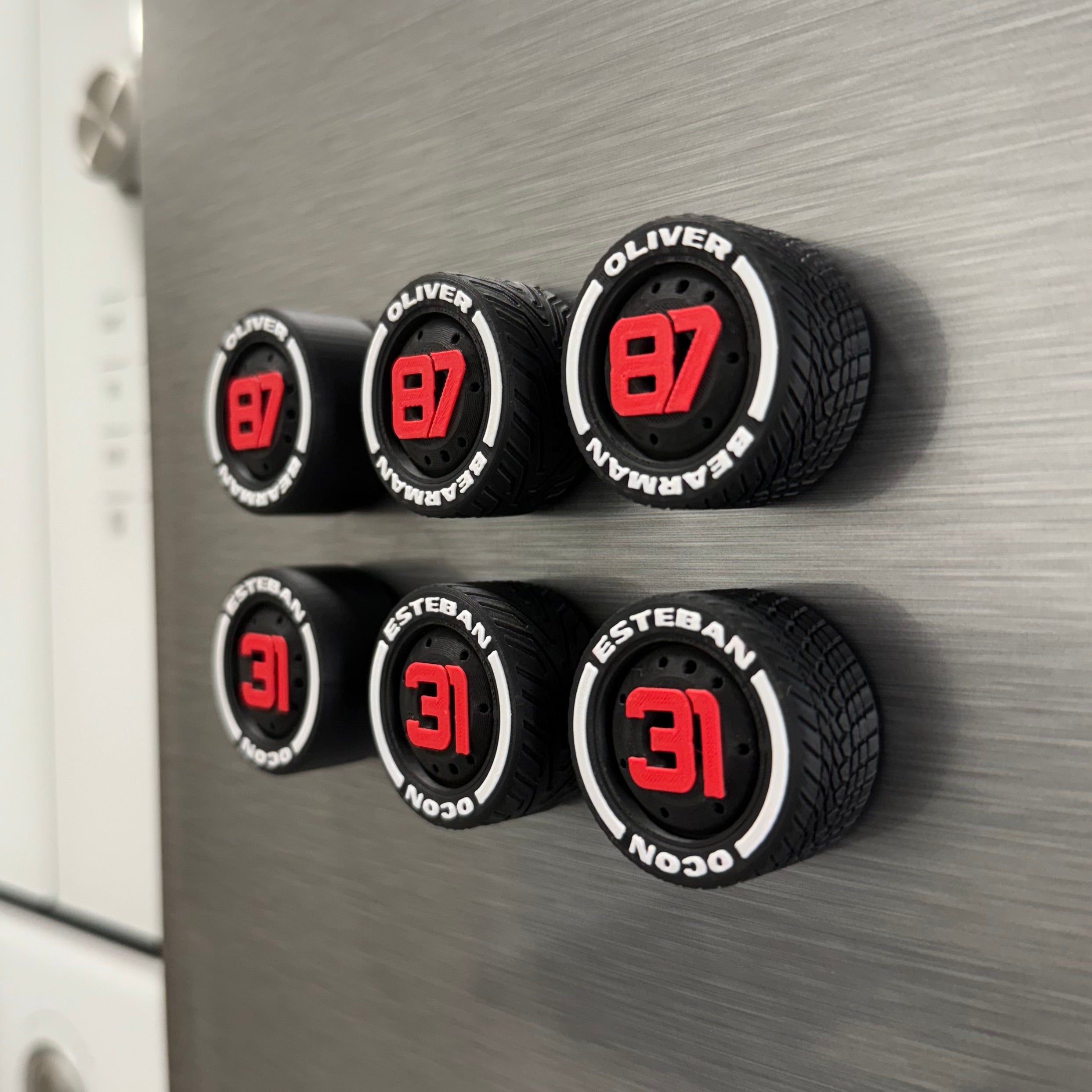 Haas F1 Drivers Magnets Formula 1