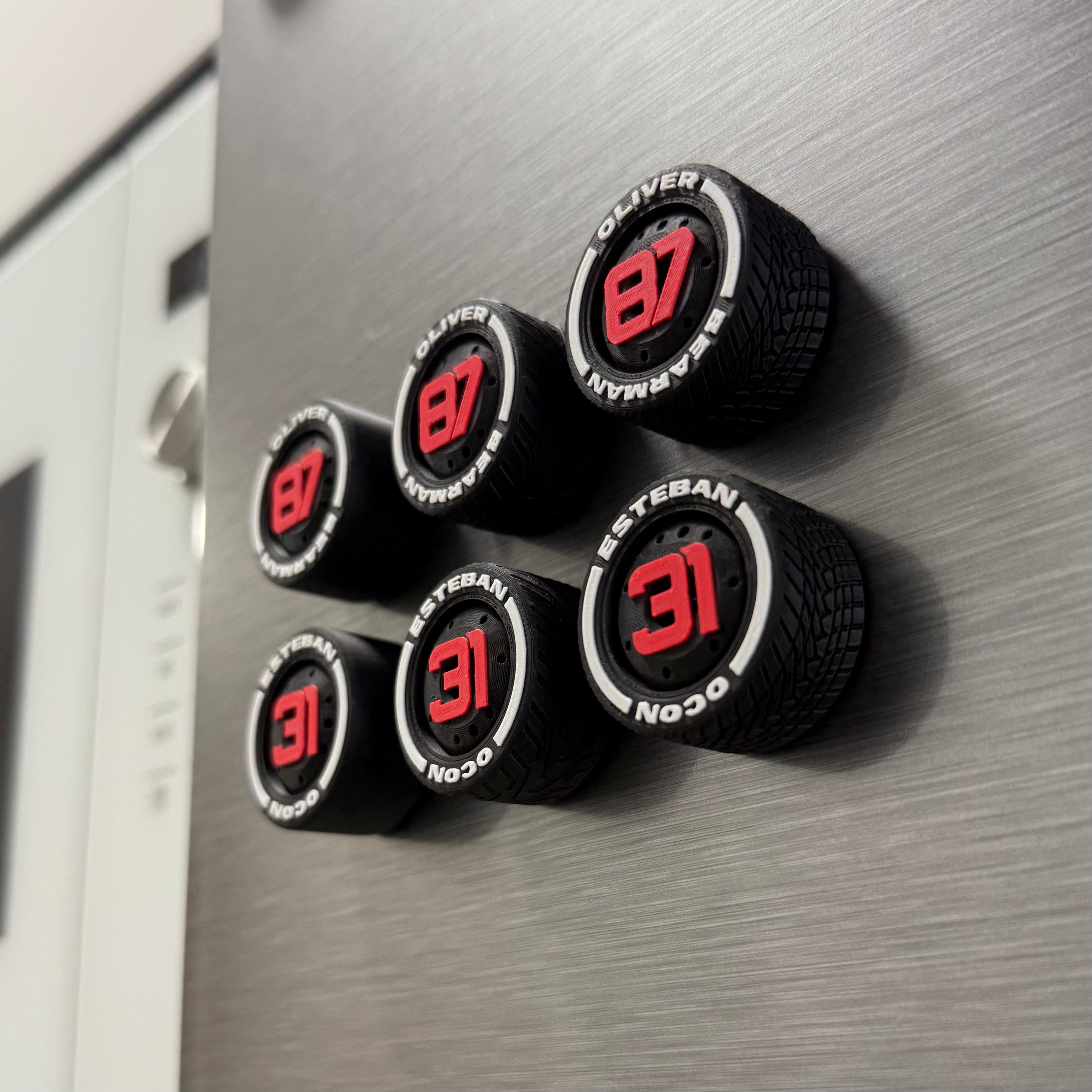 Haas F1 Drivers Magnets Formula 1