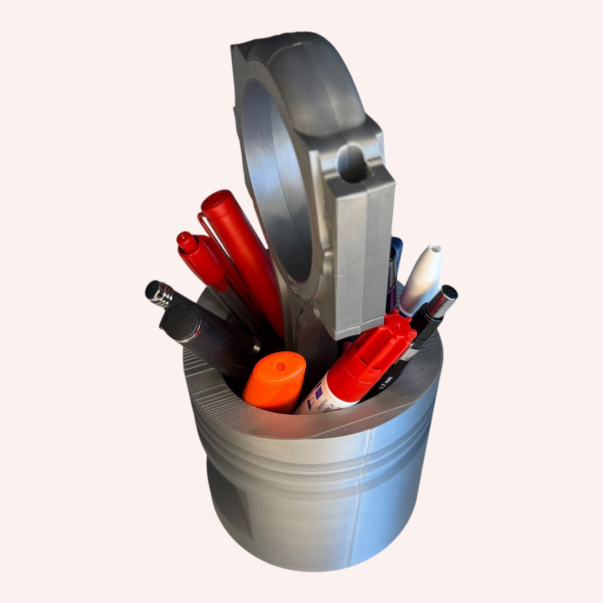 Engine Piston Pen Holder
