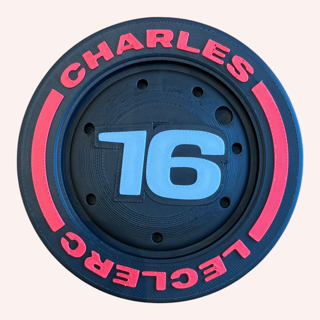 Charles Leclerc F1 tire