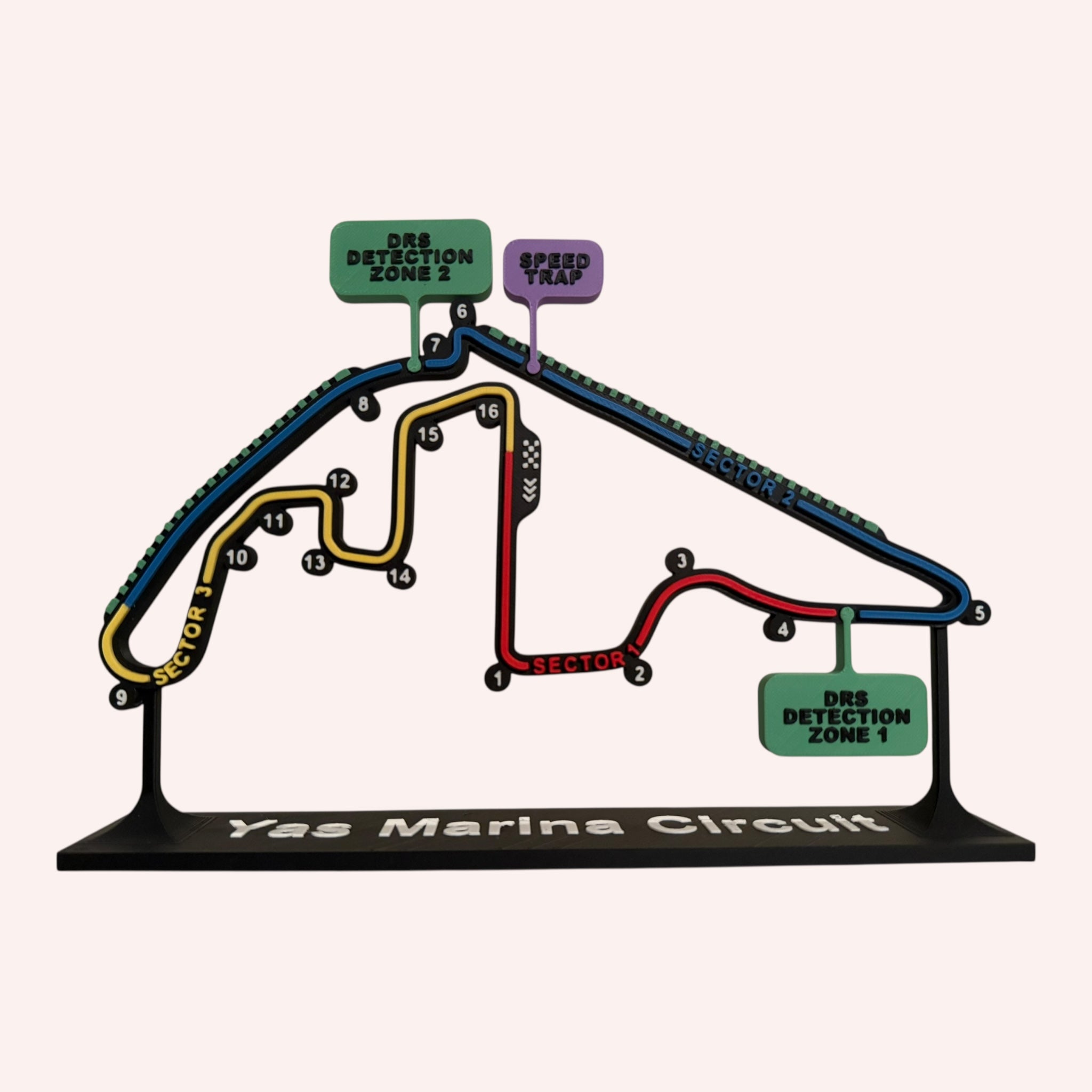 Yas Marina Circuit Track Display - Abu Dhabi GP