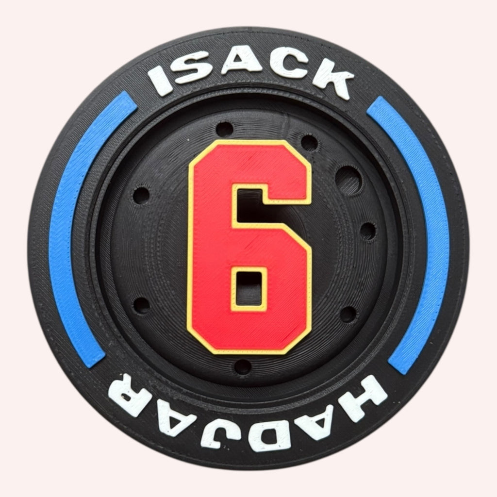 Isack Hadjar F1 tire