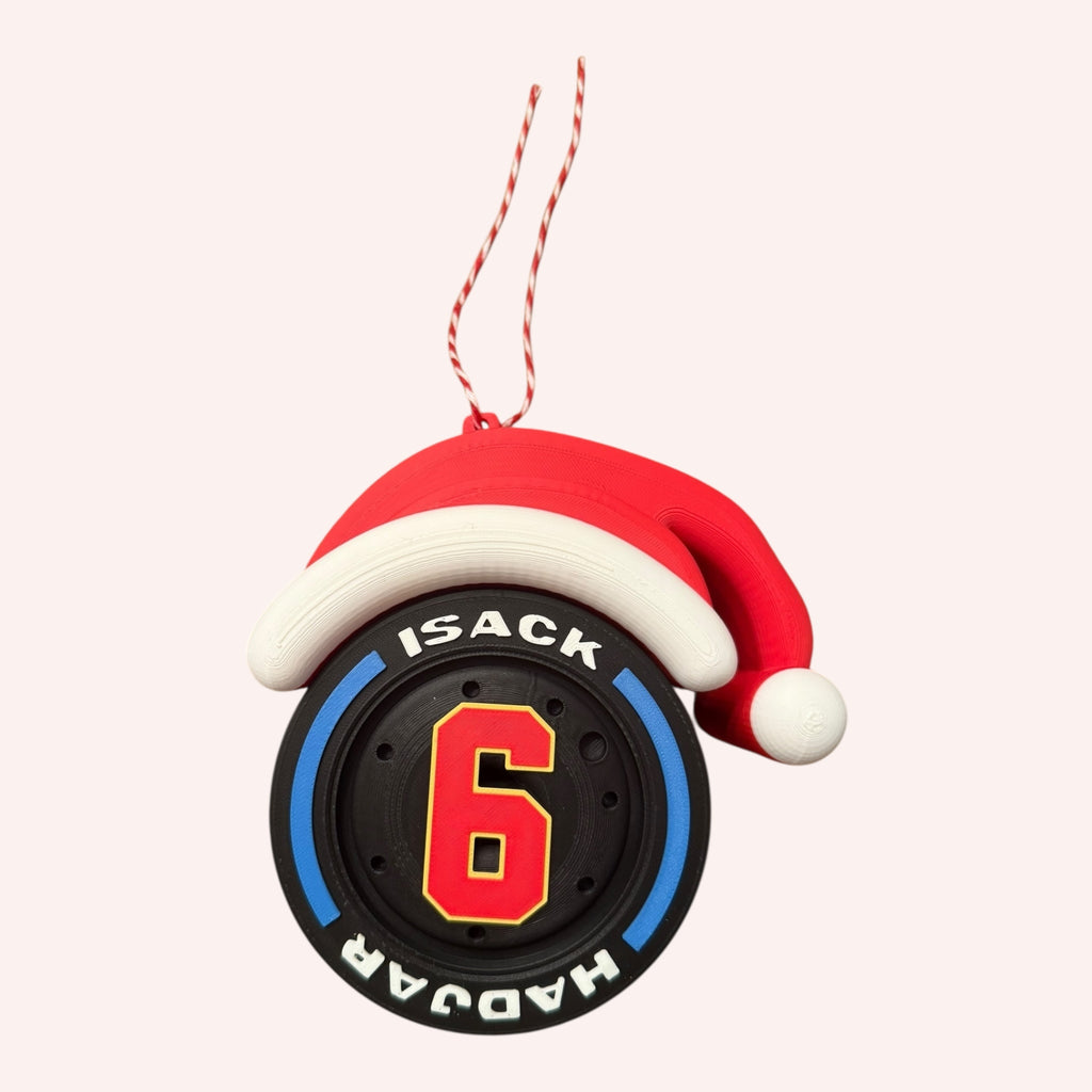 Isack Hadjar F1 Christmas Ornament