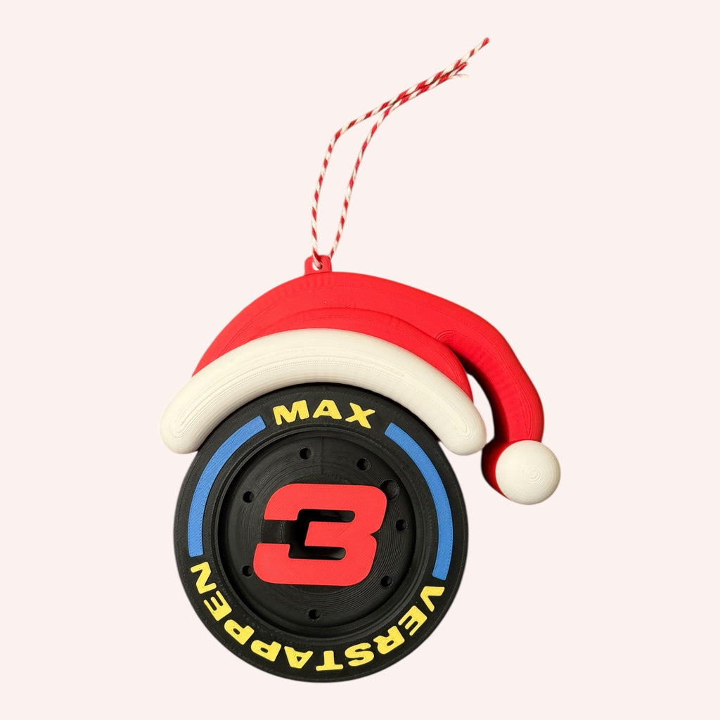 Max Verstappen #3 F1 Christmas Ornament