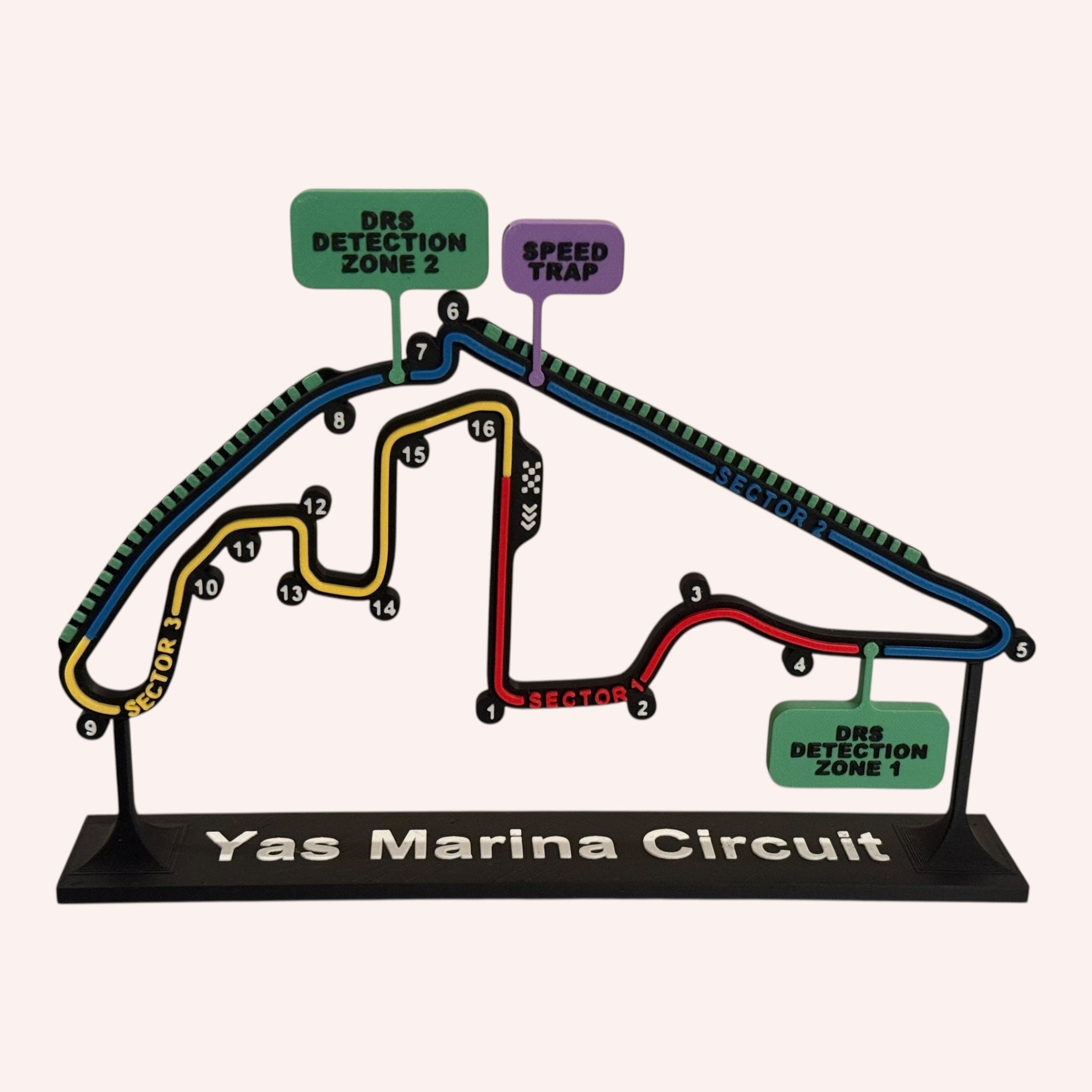 Yas Marina Circuit Track Display - Abu Dhabi GP