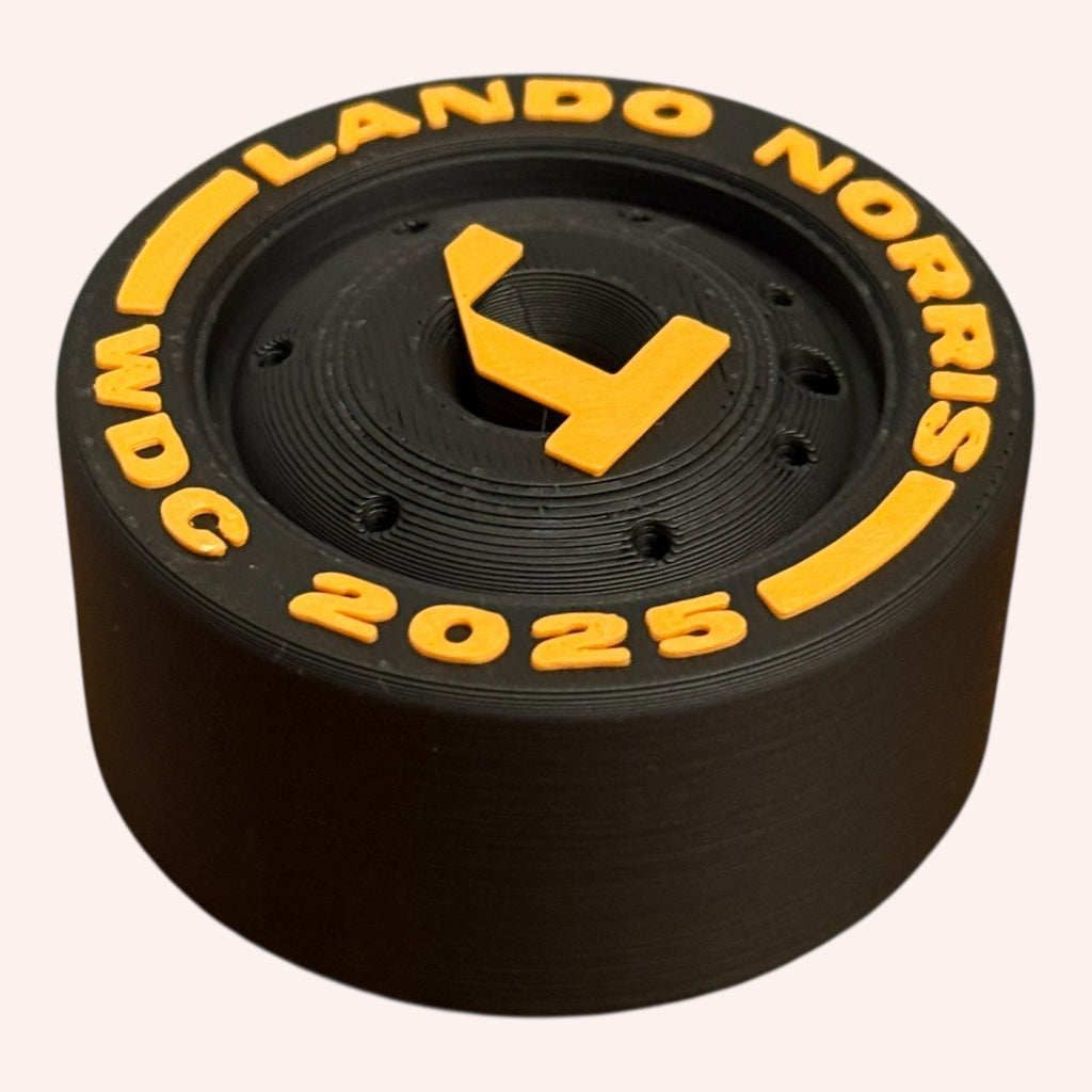 Lando Norris WDC 2025 Special edition F1 tire.
