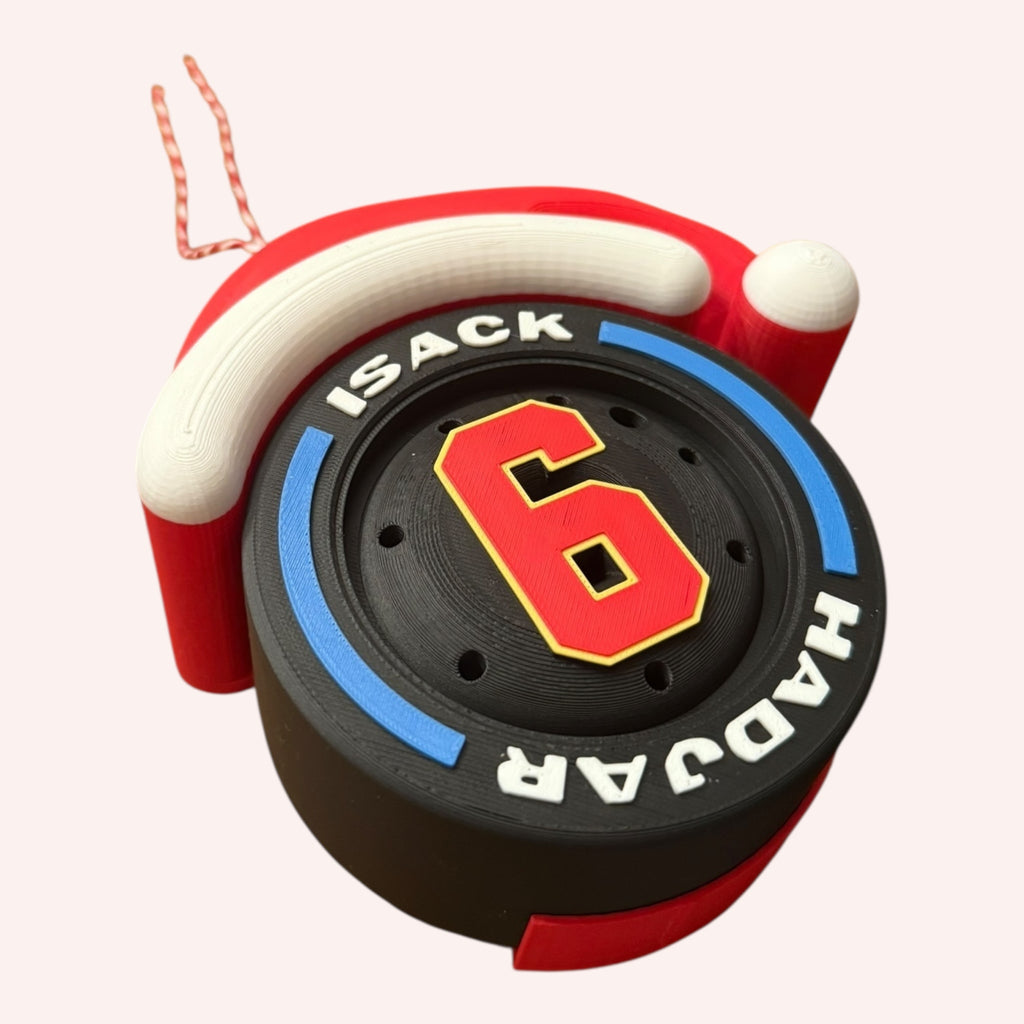 Isack Hadjar F1 Christmas Ornament