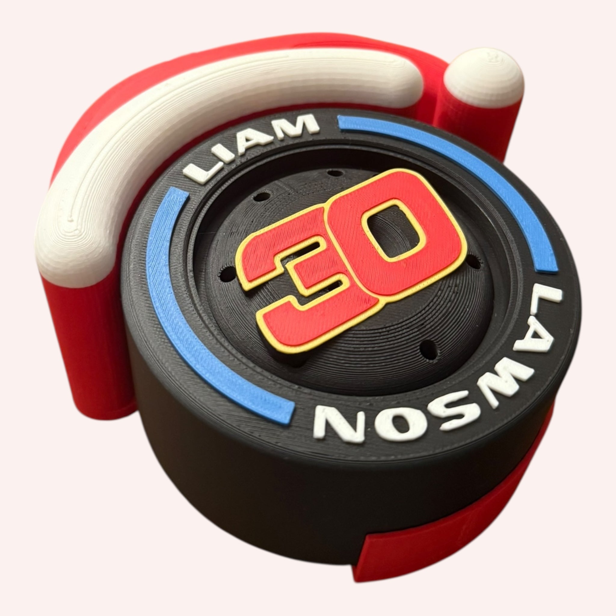 Liam Lawson F1 Christmas Ornament