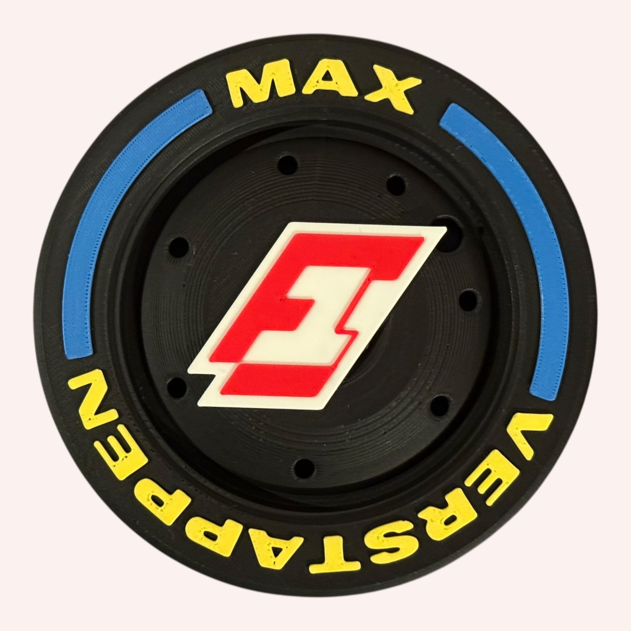 Max Verstappen Racing Tire Display – Dual Number 3/1 Hybrid Design