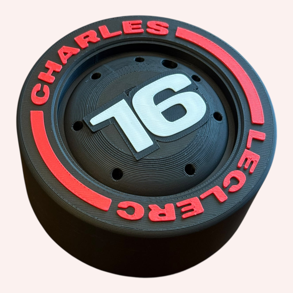Charles Leclerc F1 tire