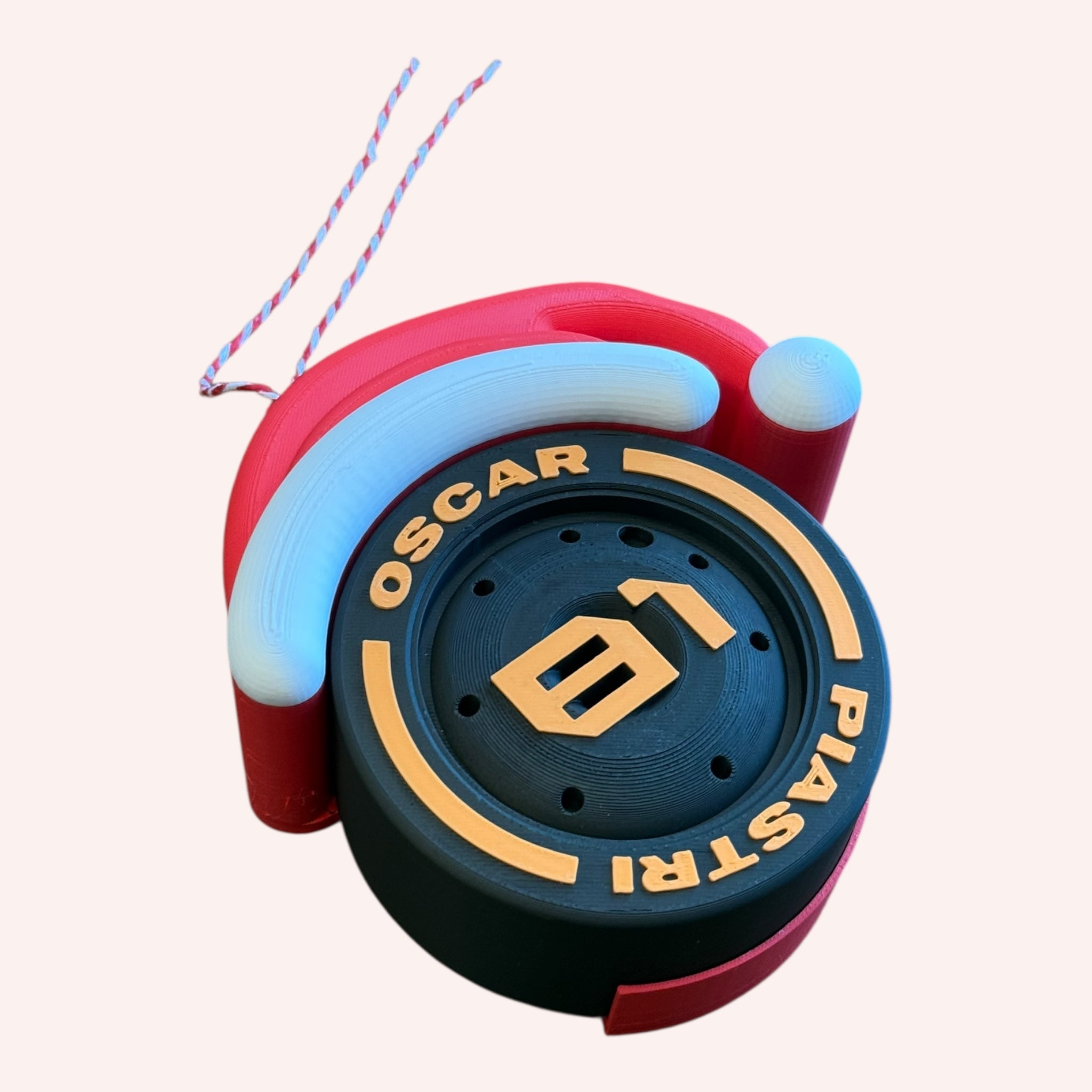 Oscar Piastri Christmas F1 Tire Ornament