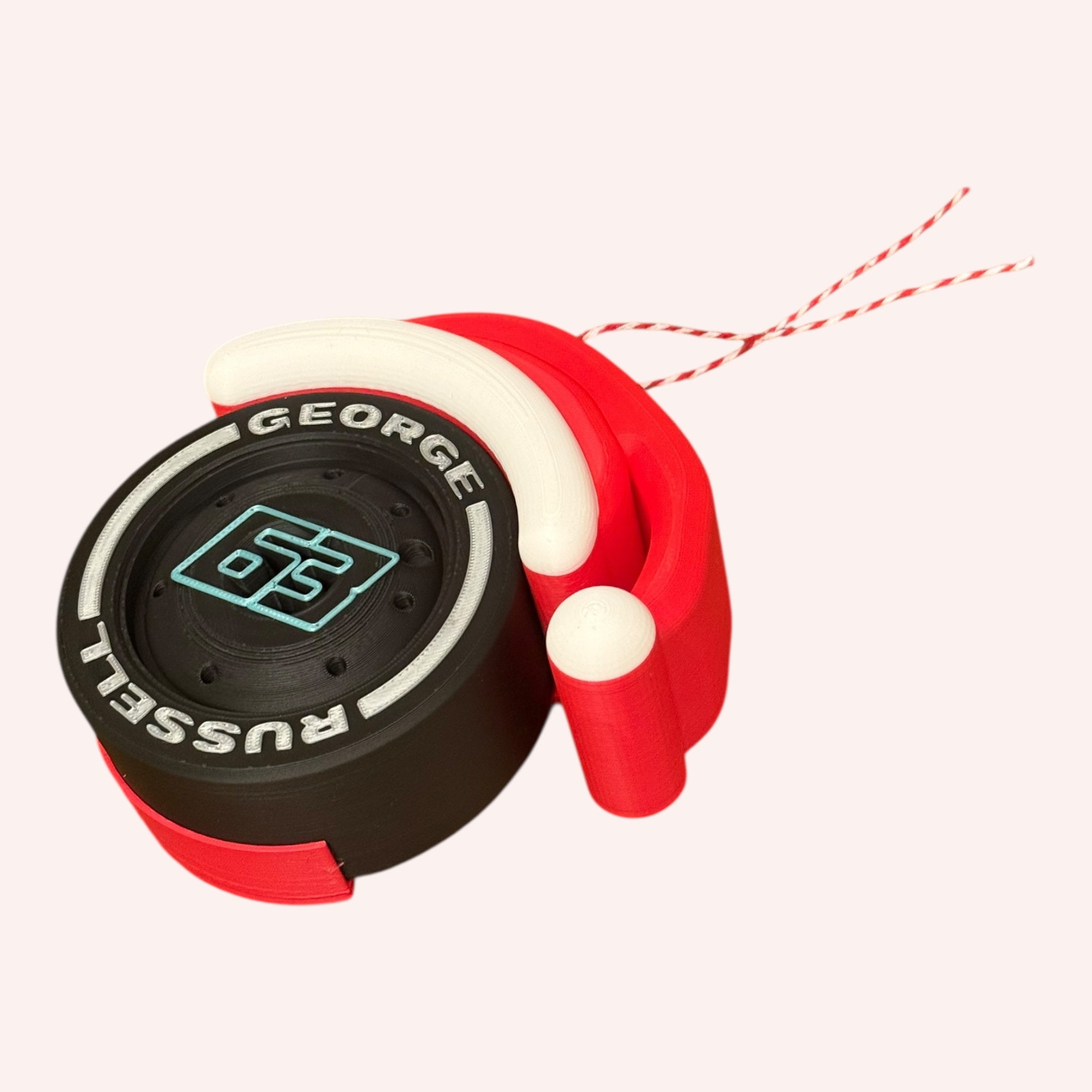 George Russell Christmas F1 Tire Ornament