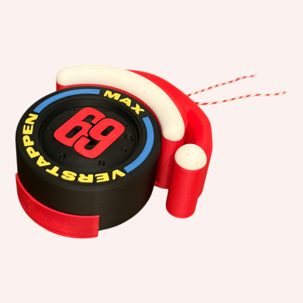 Max Verstappen Nº69  Christmas F1 Tire Ornament