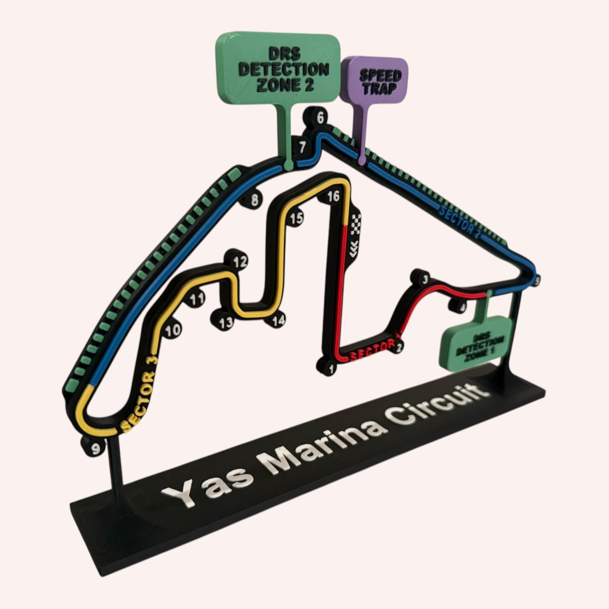 Yas Marina Circuit Track Display - Abu Dhabi GP