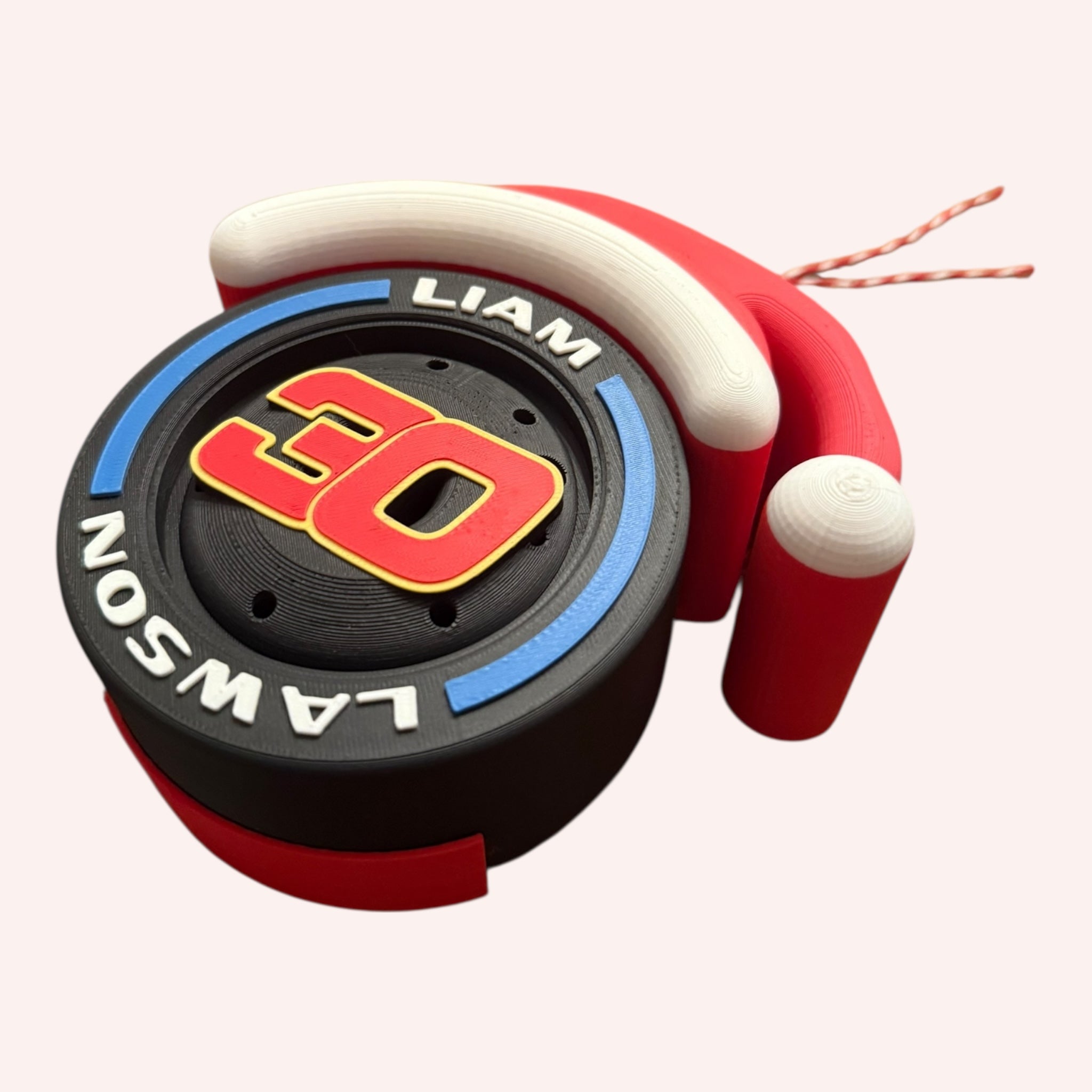 Liam Lawson F1 Christmas Ornament