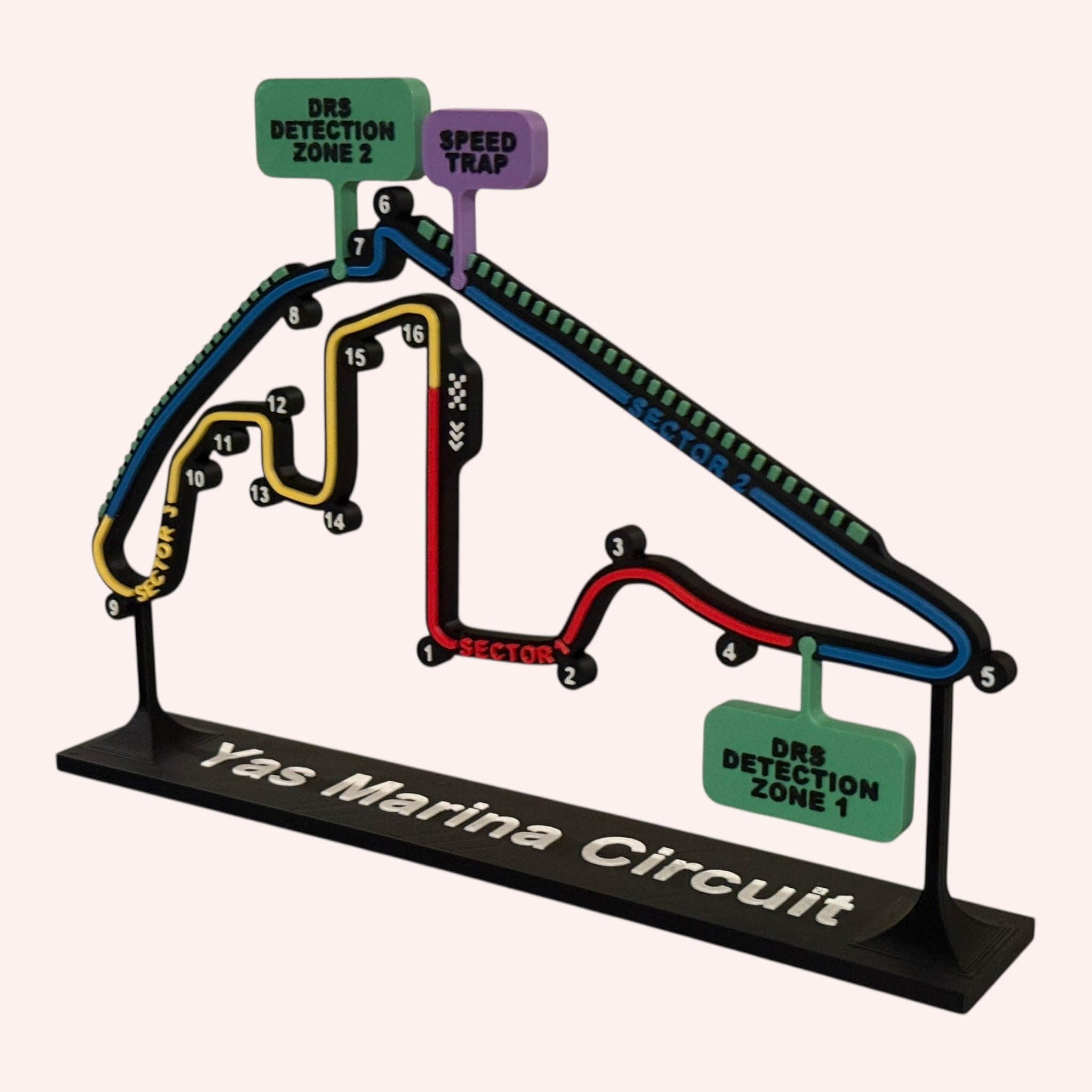 Yas Marina Circuit Track Display - Abu Dhabi GP