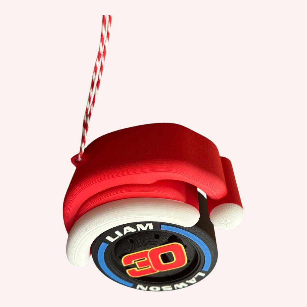 Liam Lawson F1 Christmas Ornament