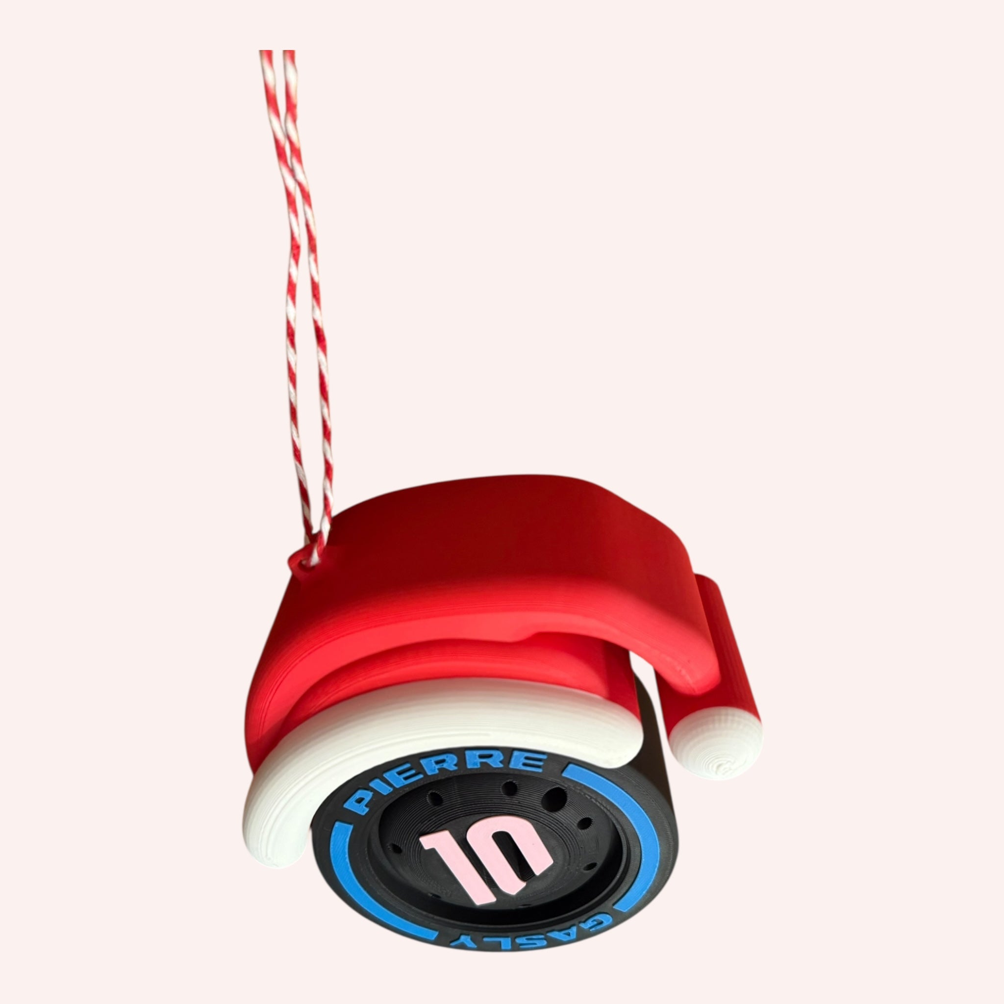 Pierre Gasly F1 Christmas Ornament