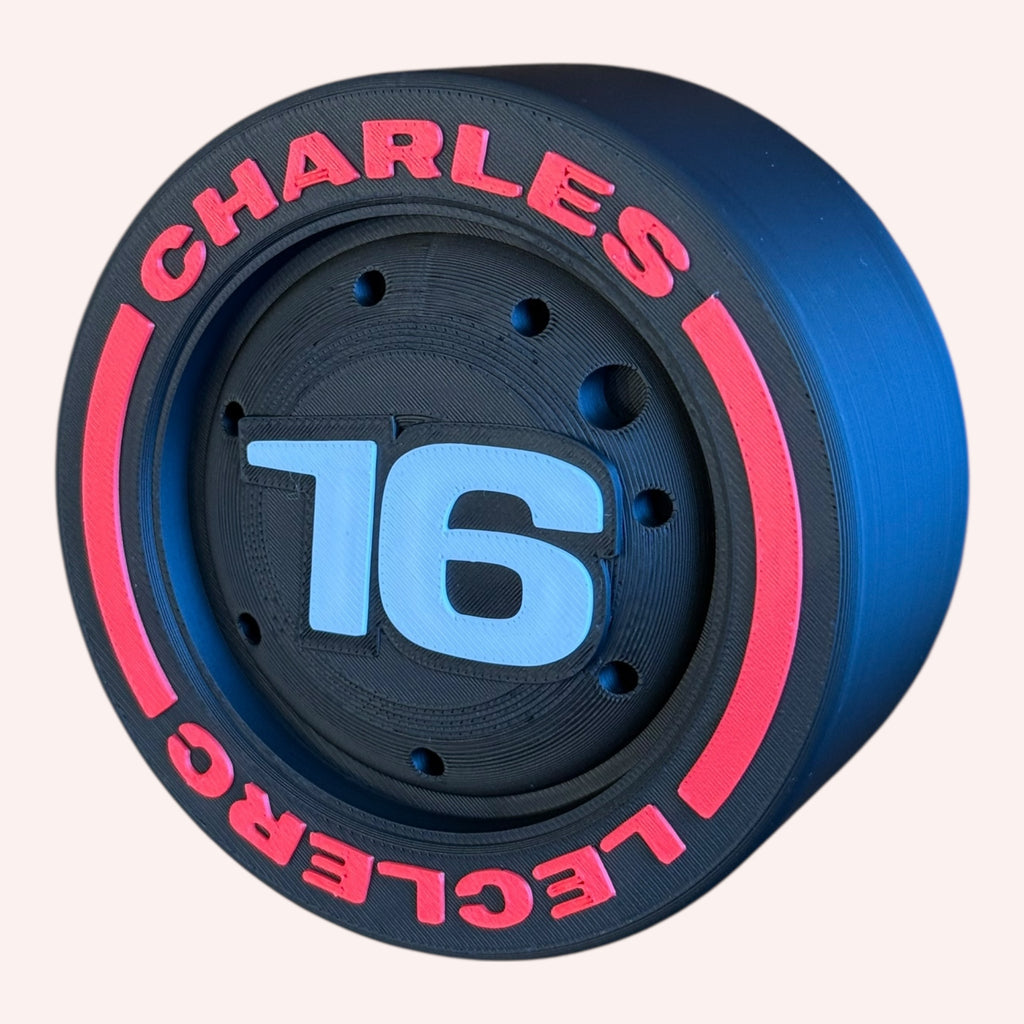 Charles Leclerc F1 tire