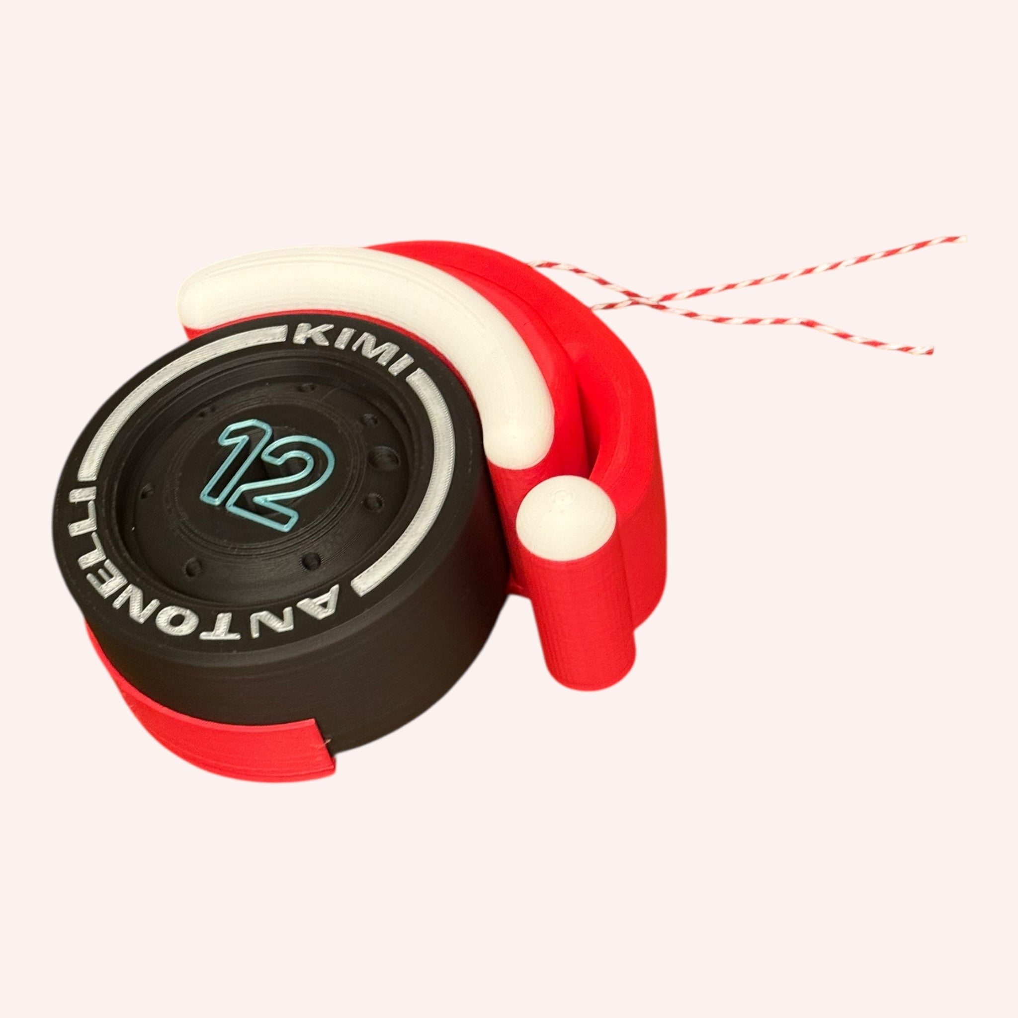 Kimi Antonelli Christmas F1 Tire Ornament