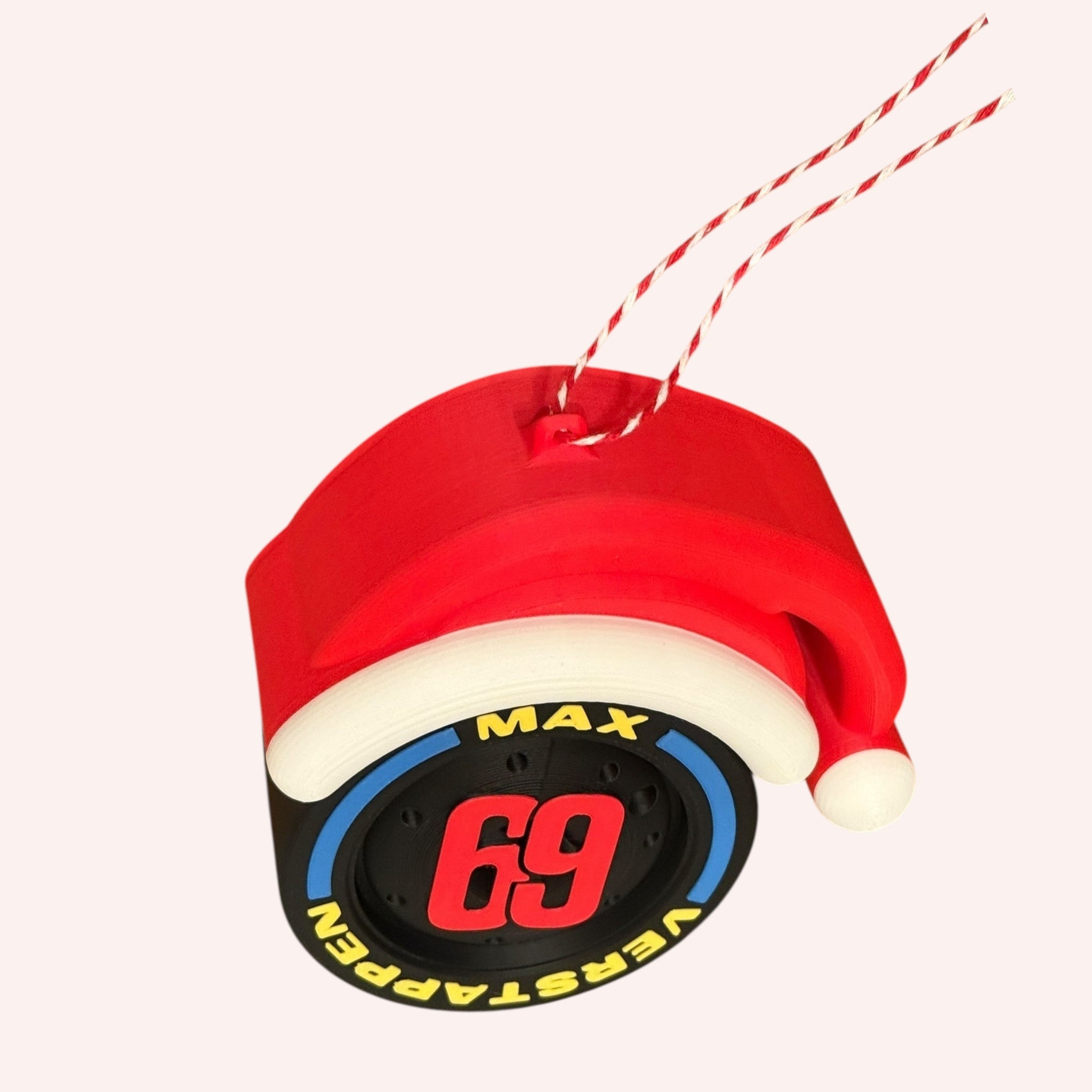 Max Verstappen Nº69  Christmas F1 Tire Ornament