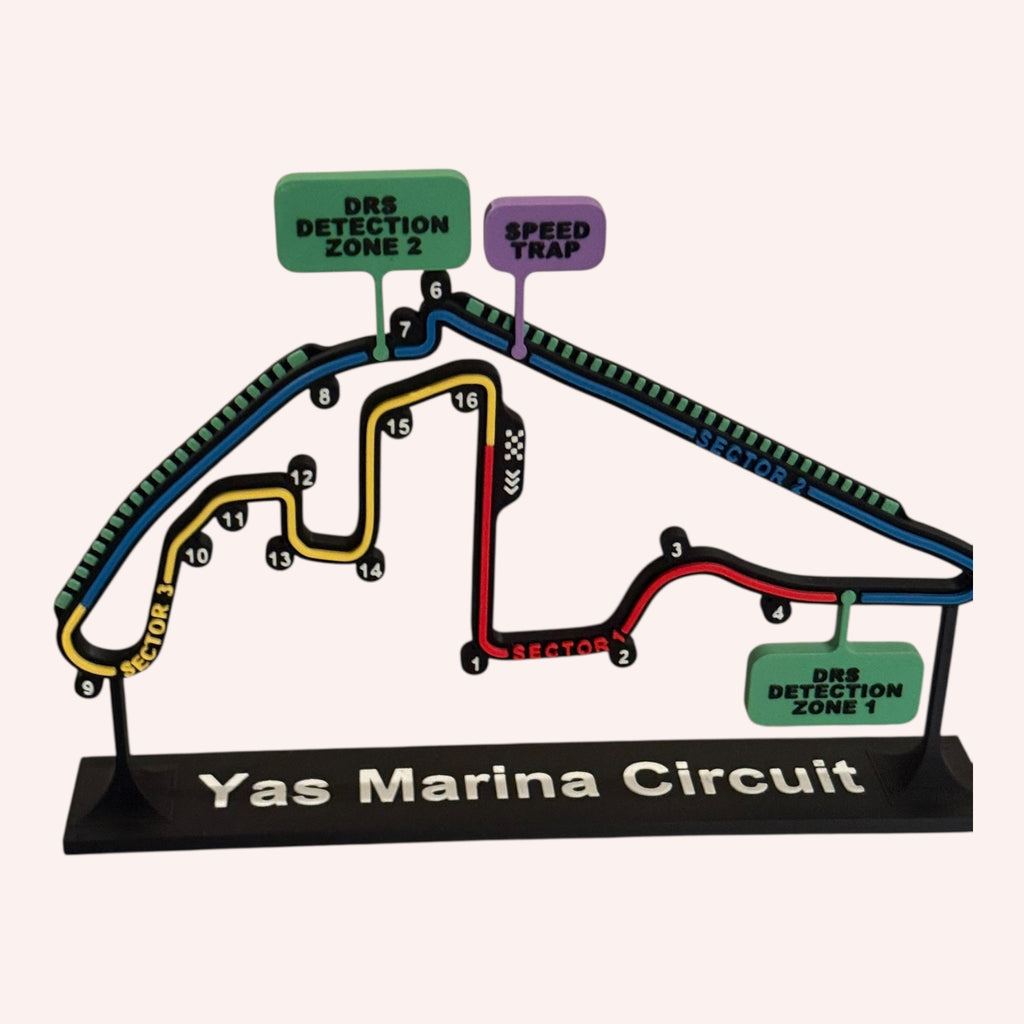 Yas Marina Circuit Track Display - Abu Dhabi GP