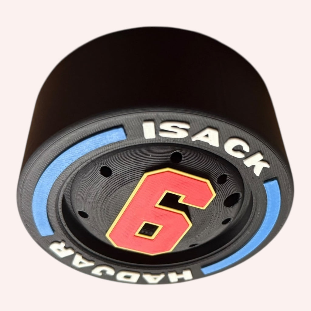 Isack Hadjar F1 tire